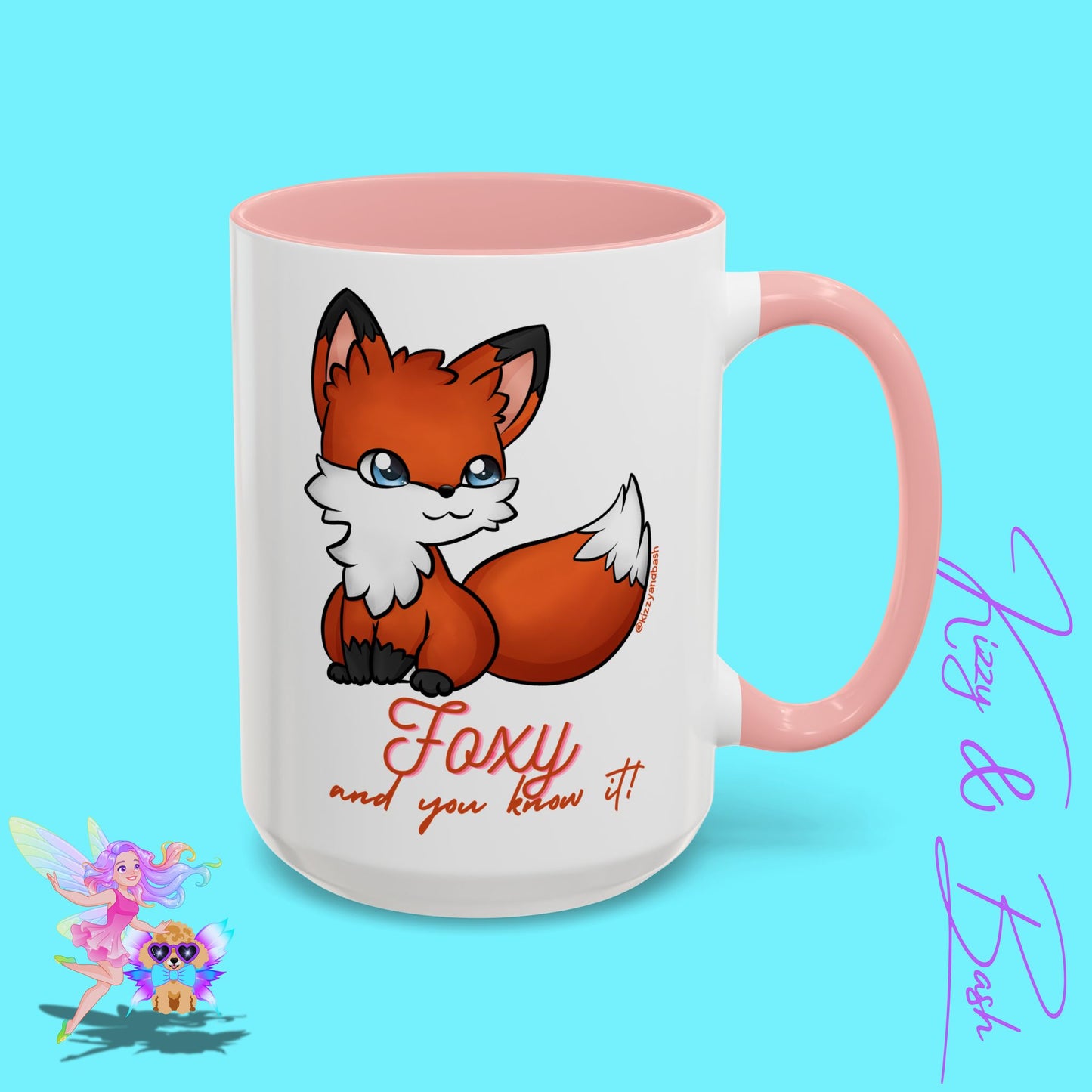 Red Fox Mug for Her Funny Woodland Animal Gift Idea Cute Fox Coffee Mug Perfect Gift for Fox Lovers Foxy and You Know It Accent Coffee Mug - 11, 15oz