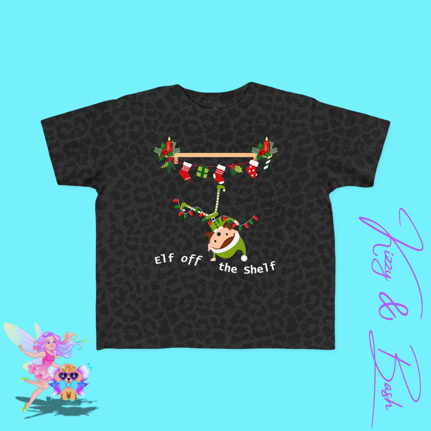 Christmas Elf Off the Shelf Shirt for Toddlers Perfect Elf Lover Gift Funny Holiday Graphic Tee Gift for Christmas Elf Fans Hilarious Holiday T-Shirt Funny Christmas Gift for Toddler's Fine Jersey Tee