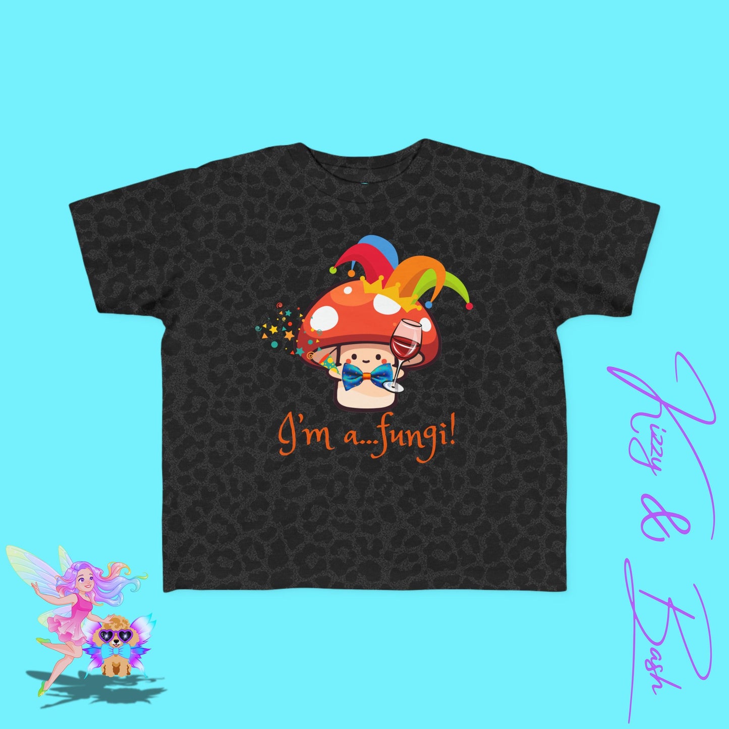 Funny Mushroom Shirt for Toddlers I'm a Fungi Pun T-Shirt Cute Cottagecore Party Tee Perfect Gift for Nature Lovers Shirt Punny Gift Idea for Toddler's Fine Jersey Tee