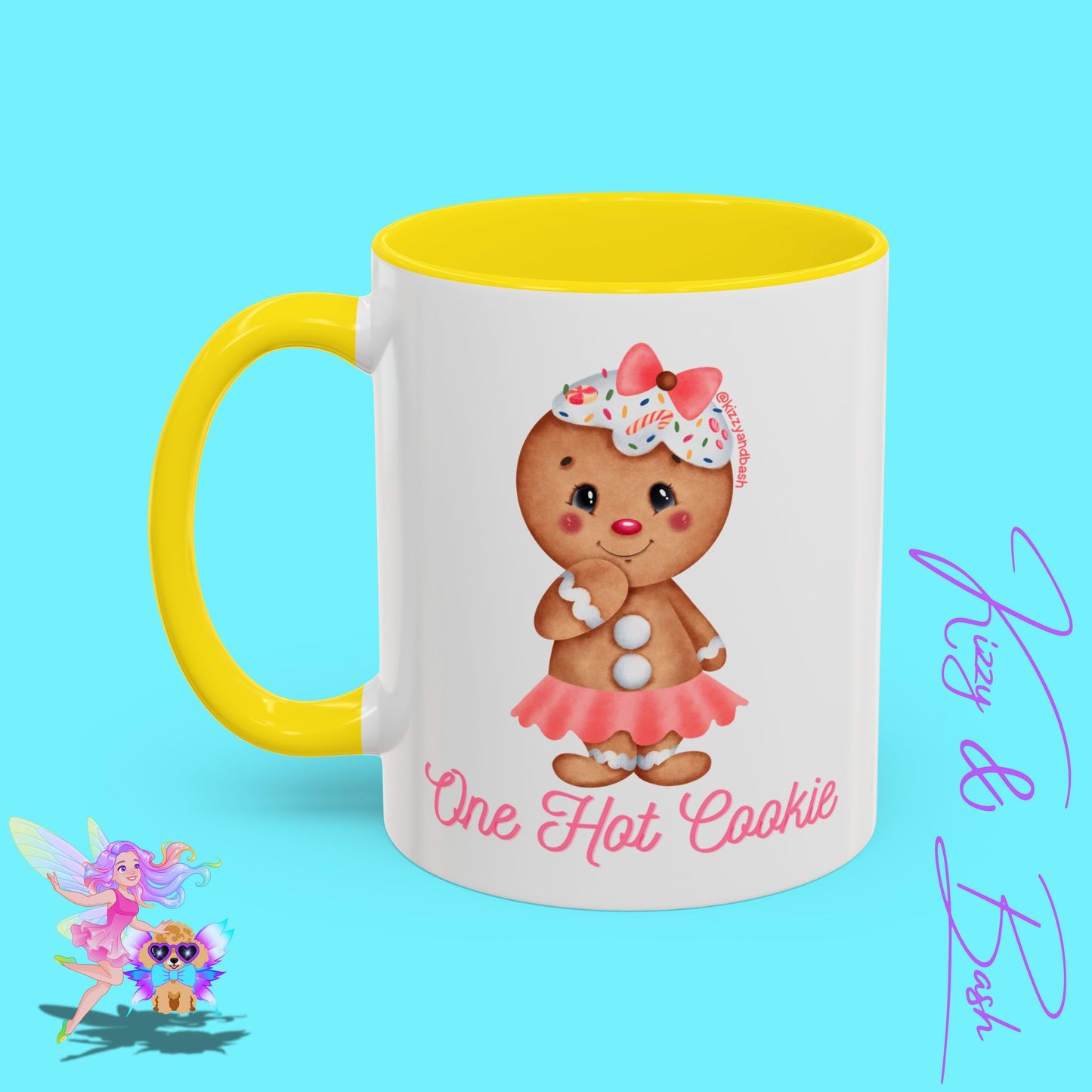 Ultimate Gingerbread Mug Cute Gingerbread Coffee Mug for Her One Hot Cookie Christmas Cookie Mug Gift for Gingerbread Lovers Unique Gift for Bakers Accent Coffee Mug - 11, 15oz