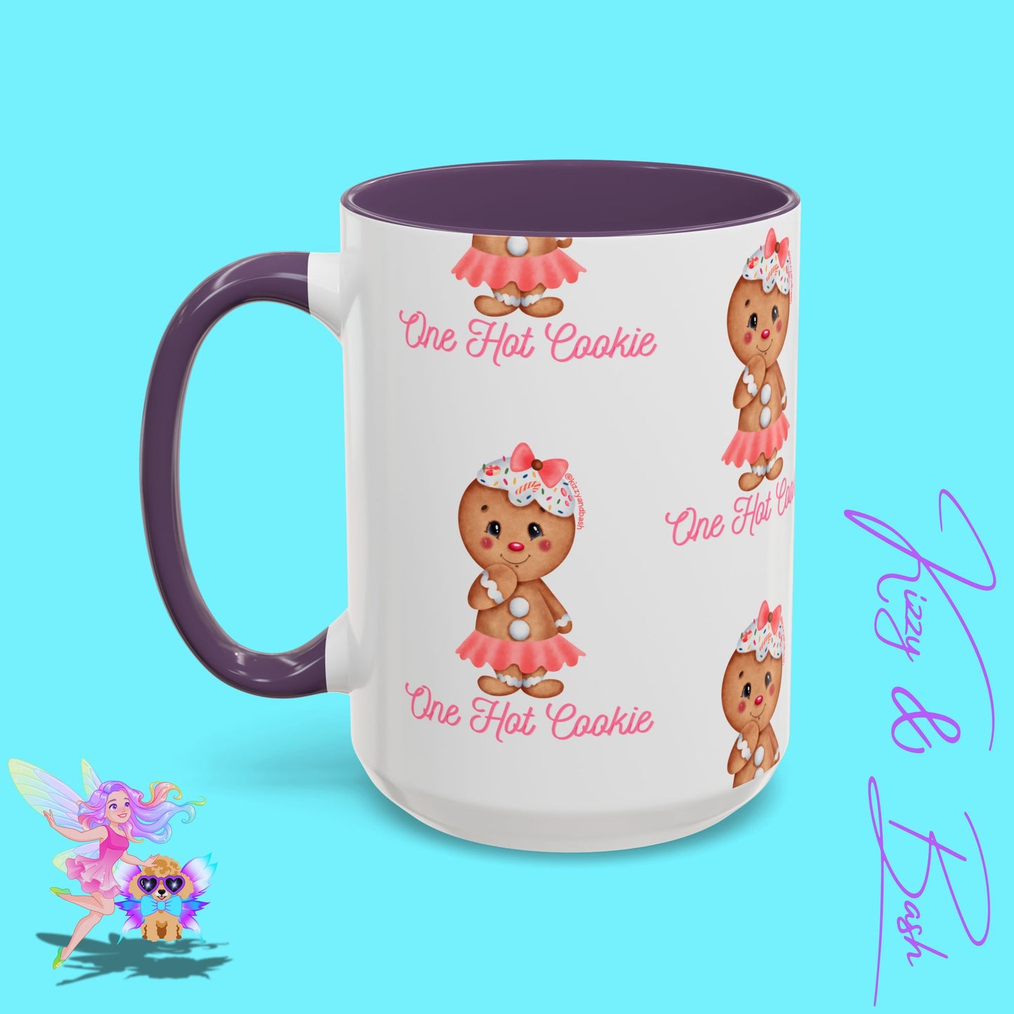 Ultimate Gingerbread Mug Cute Gingerbread Coffee Mug for Her One Hot Cookie Christmas Cookie Mug Gift for Gingerbread Lovers Unique Gift for Bakers Accent Coffee Mug - 11, 15oz