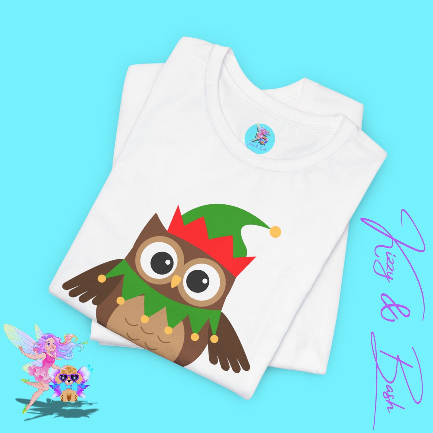 Funny Christmas Owl Shirt You're Owl I Want for Christmas Cute Holiday Pun T-Shirt Gift for Owl Lovers Adult Unisex Jersey Short Sleeve Tee