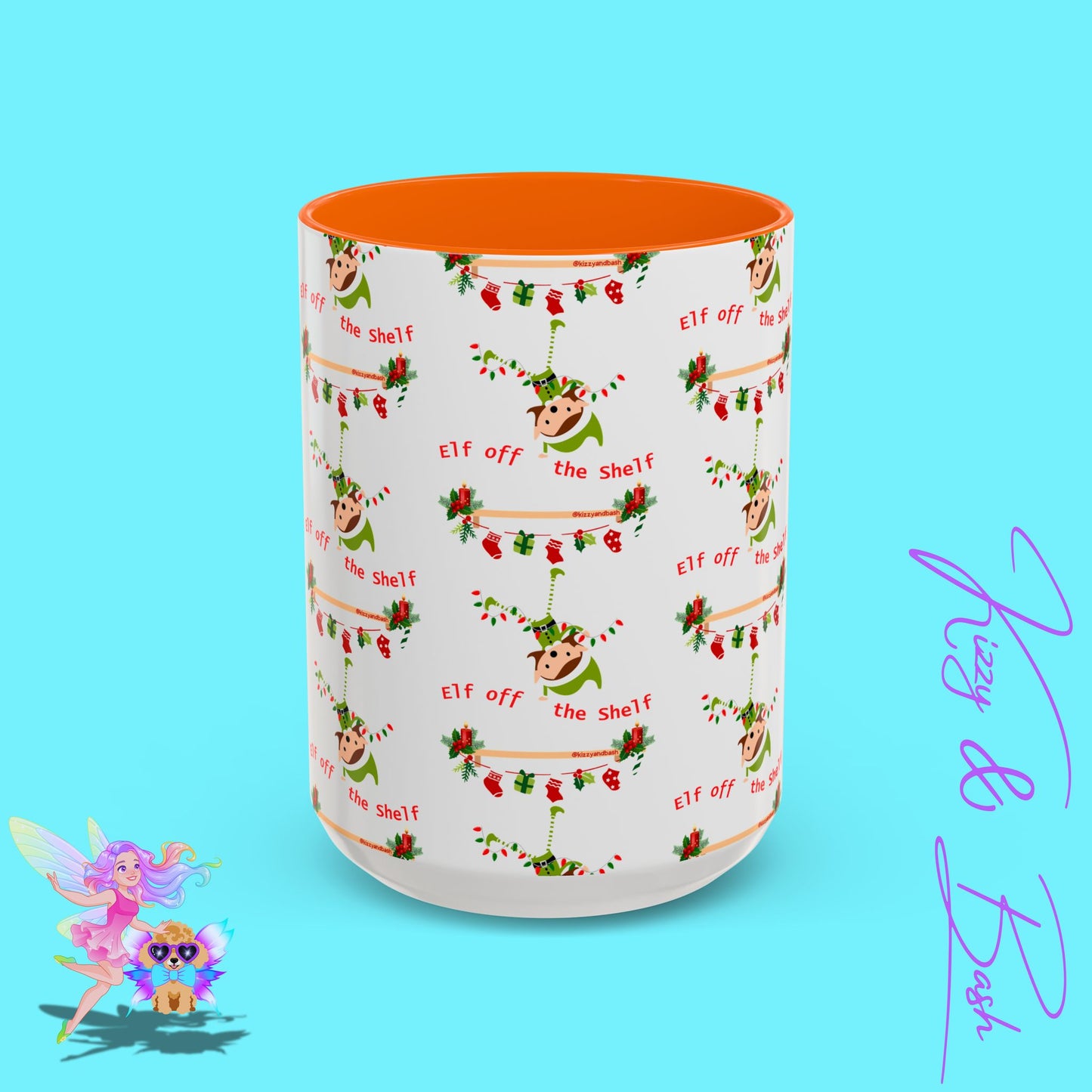 Unique Christmas Mug for Elf Lovers One of a Kind Christmas Coffee Mug Hilarious Christmas Coffee Mug Unique Christmas Gift for Friends and Family Cute Christmas Gift for Teachers Elf off the Shelf Accent Coffee Mug - 11, 15oz