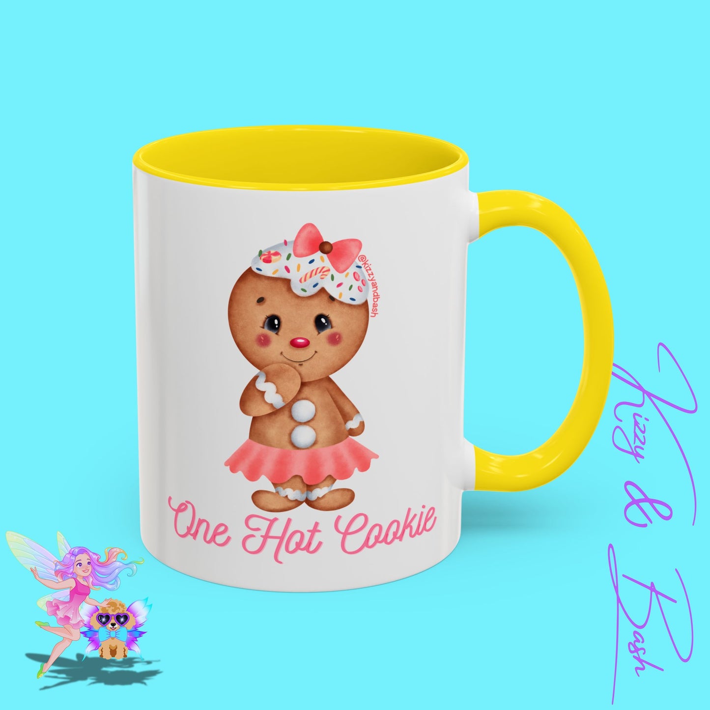 Ultimate Gingerbread Mug Cute Gingerbread Coffee Mug for Her One Hot Cookie Christmas Cookie Mug Gift for Gingerbread Lovers Unique Gift for Bakers Accent Coffee Mug - 11, 15oz