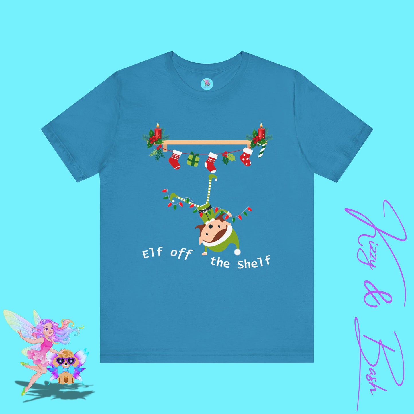 Elf Off the Shelf Christmas Shirt Funny Holiday Gift for Friends or Family Gift for Christmas Elf Fans Adult Unisex Jersey Short Sleeve Tee