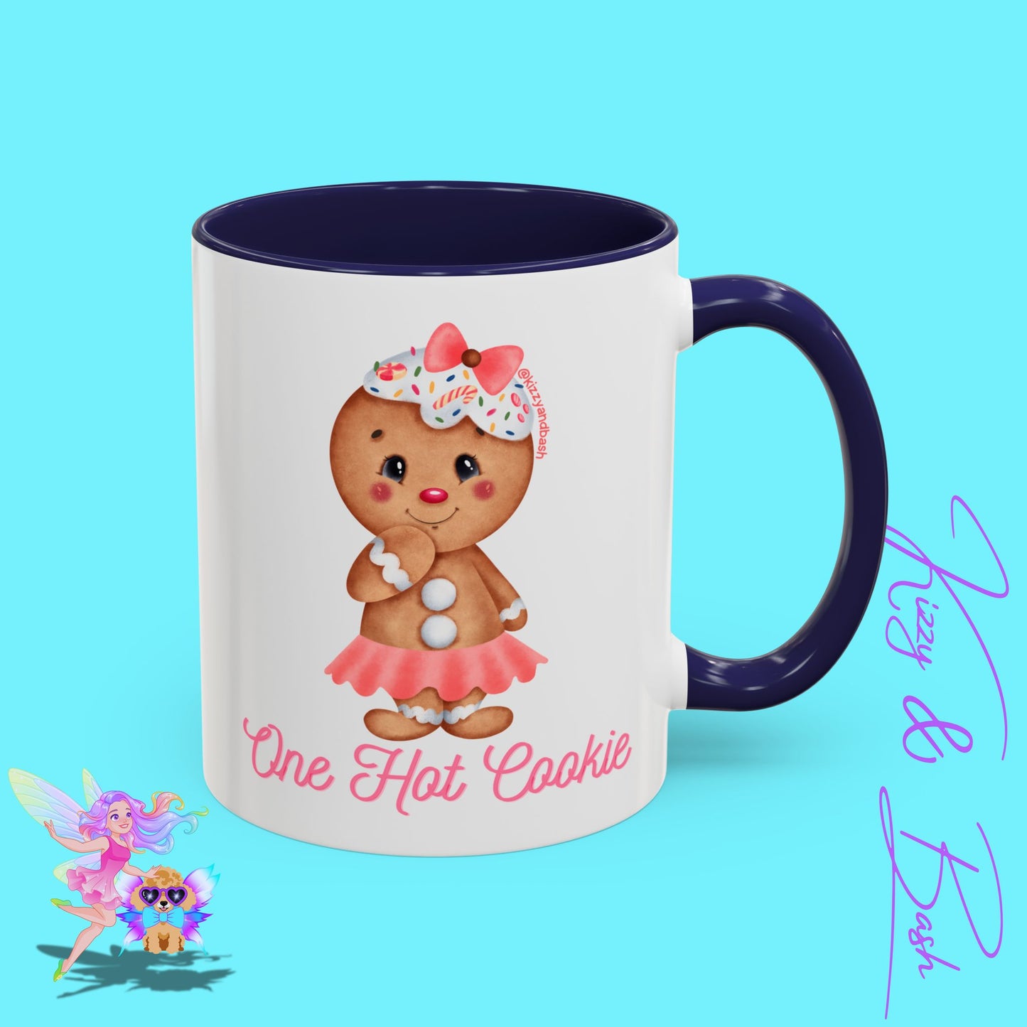 Ultimate Gingerbread Mug Cute Gingerbread Coffee Mug for Her One Hot Cookie Christmas Cookie Mug Gift for Gingerbread Lovers Unique Gift for Bakers Accent Coffee Mug - 11, 15oz