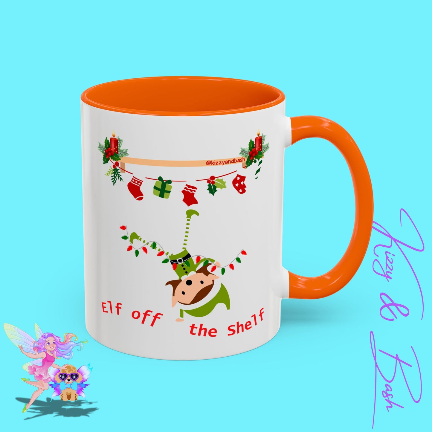 Unique Christmas Mug for Elf Lovers One of a Kind Christmas Coffee Mug Hilarious Christmas Coffee Mug Unique Christmas Gift for Friends and Family Cute Christmas Gift for Teachers Elf off the Shelf Accent Coffee Mug - 11, 15oz