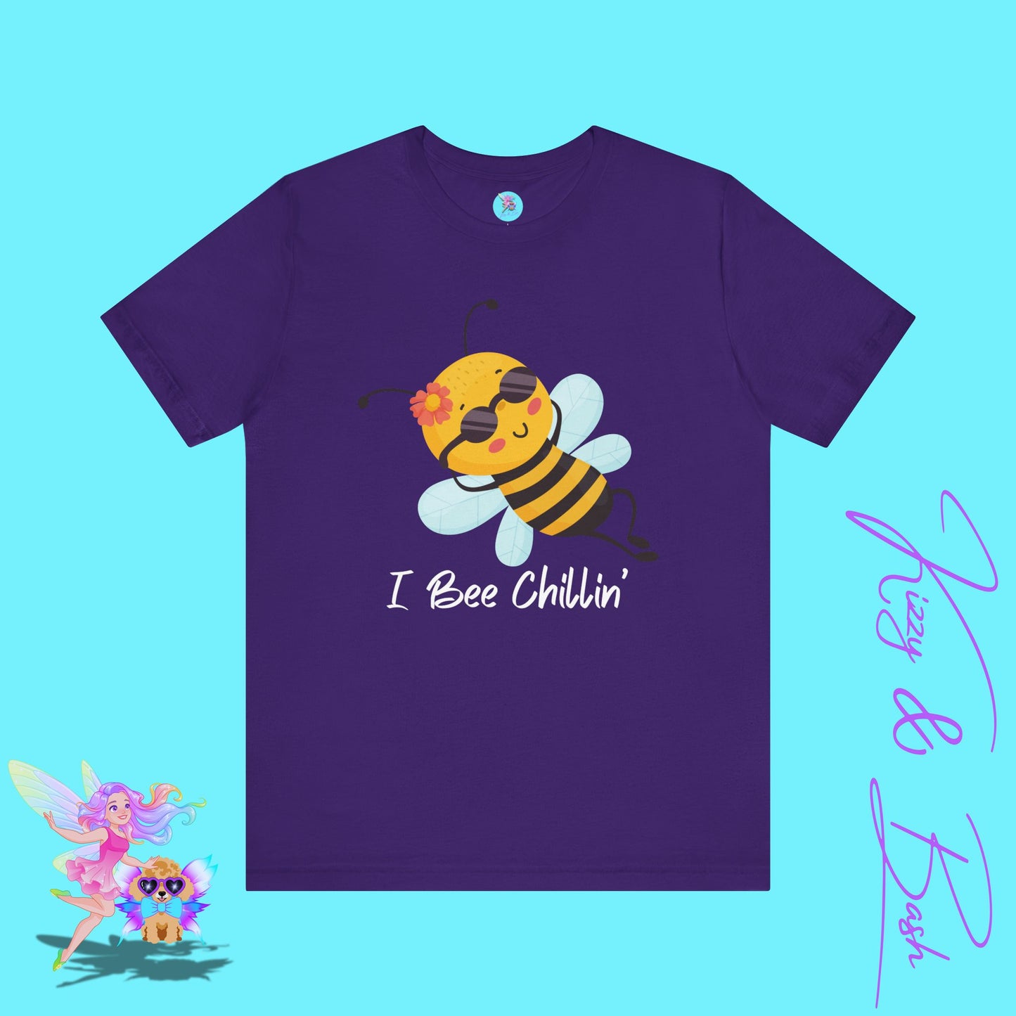 I Bee Chillin’ Shirt Cute Bee T-Shirt Funny Bee Pun Graphic Tee Funny Spring Summer Vibes Tee Bee Pun Summer Tee Gift for Bee Lovers Adult Unisex Jersey Short Sleeve Tee