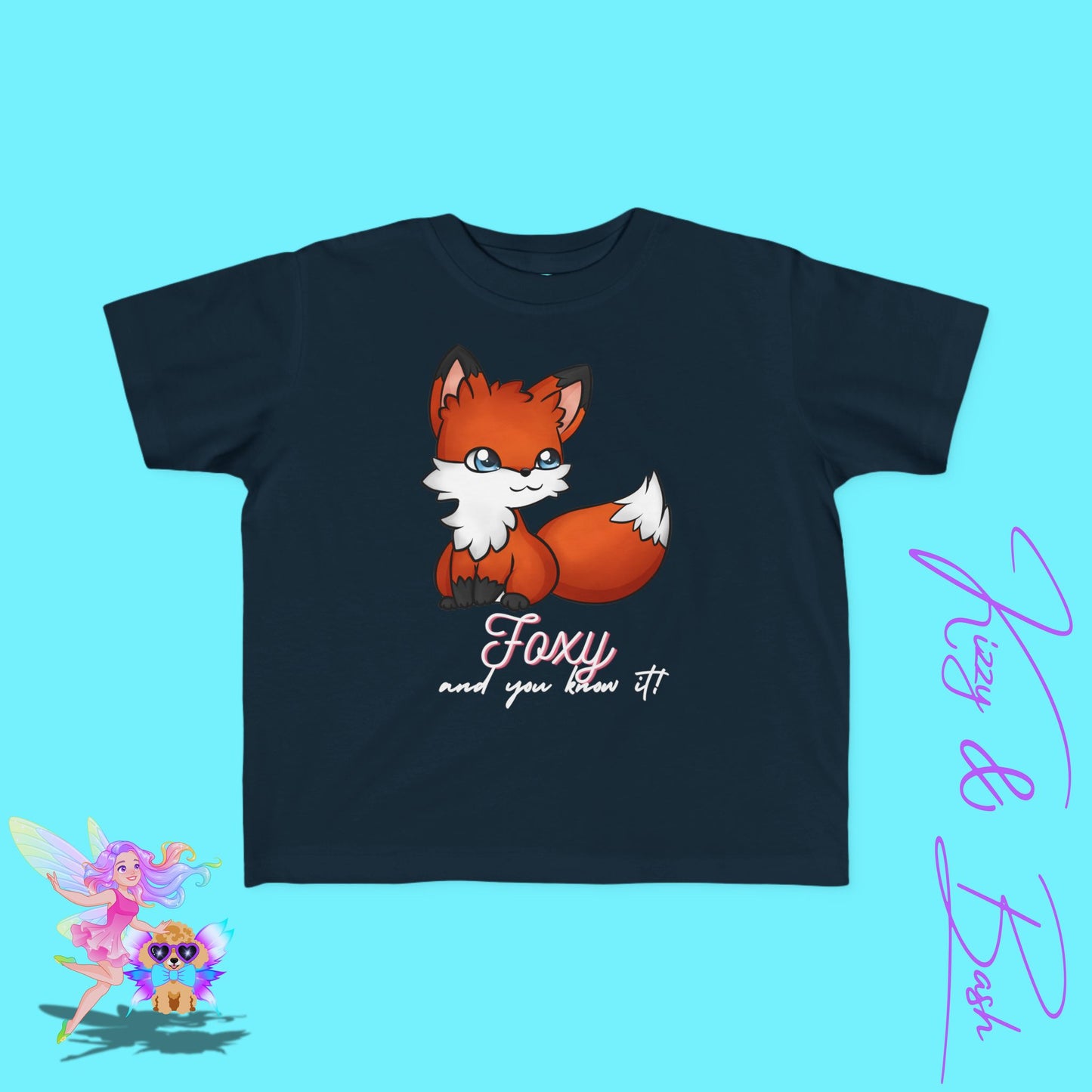 Foxy and You Know It T-Shirt for Toddlers Funny Animal Pun T-Shirt Cute and Confident Animal Shirt Empowering Forestcore Gift Idea Red Fox Woodland Shirt for Toddler's Fine Jersey Tee