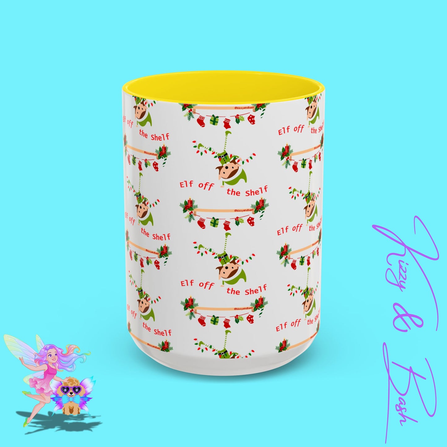 Unique Christmas Mug for Elf Lovers One of a Kind Christmas Coffee Mug Hilarious Christmas Coffee Mug Unique Christmas Gift for Friends and Family Cute Christmas Gift for Teachers Elf off the Shelf Accent Coffee Mug - 11, 15oz