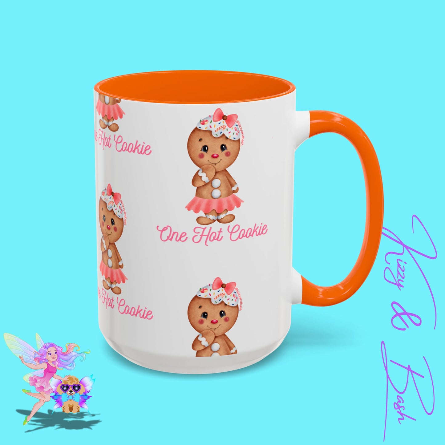Ultimate Gingerbread Mug Cute Gingerbread Coffee Mug for Her One Hot Cookie Christmas Cookie Mug Gift for Gingerbread Lovers Unique Gift for Bakers Accent Coffee Mug - 11, 15oz