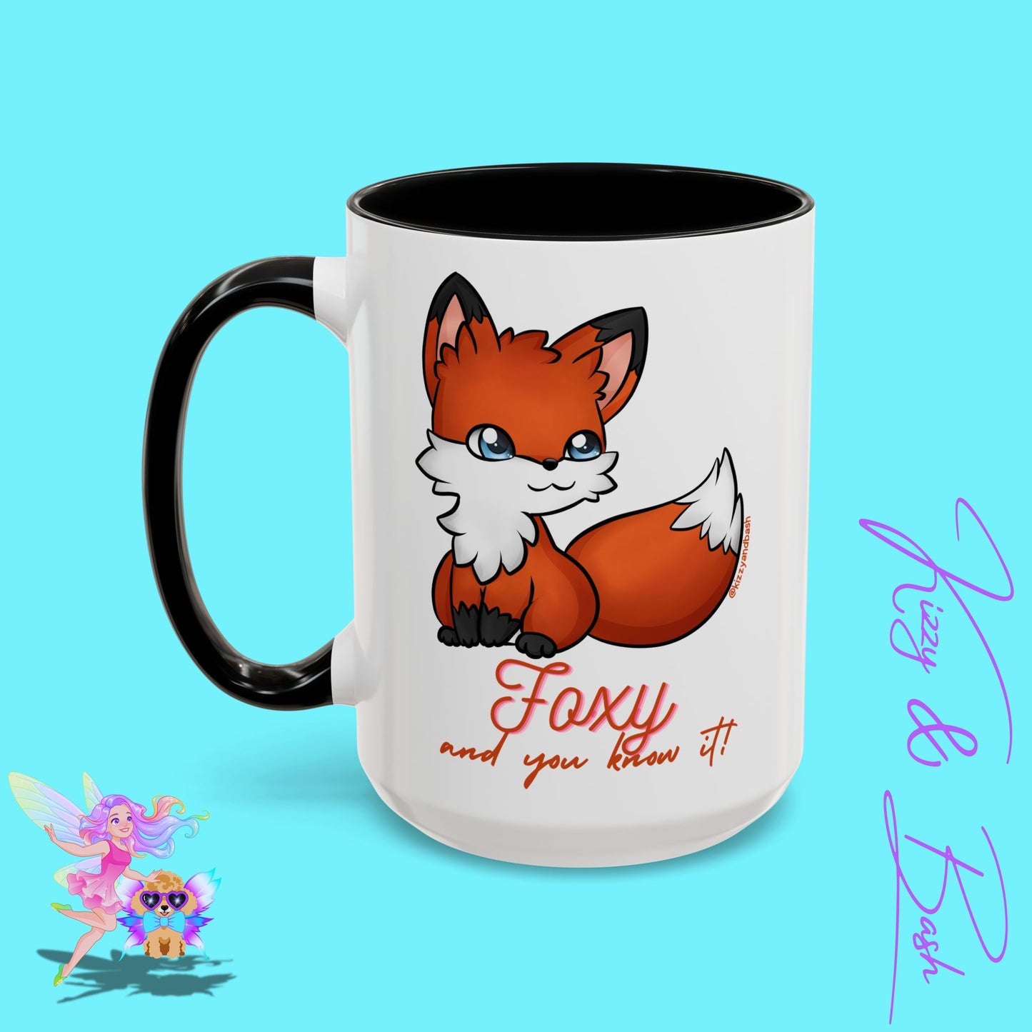 Red Fox Mug for Her Funny Woodland Animal Gift Idea Cute Fox Coffee Mug Perfect Gift for Fox Lovers Foxy and You Know It Accent Coffee Mug - 11, 15oz