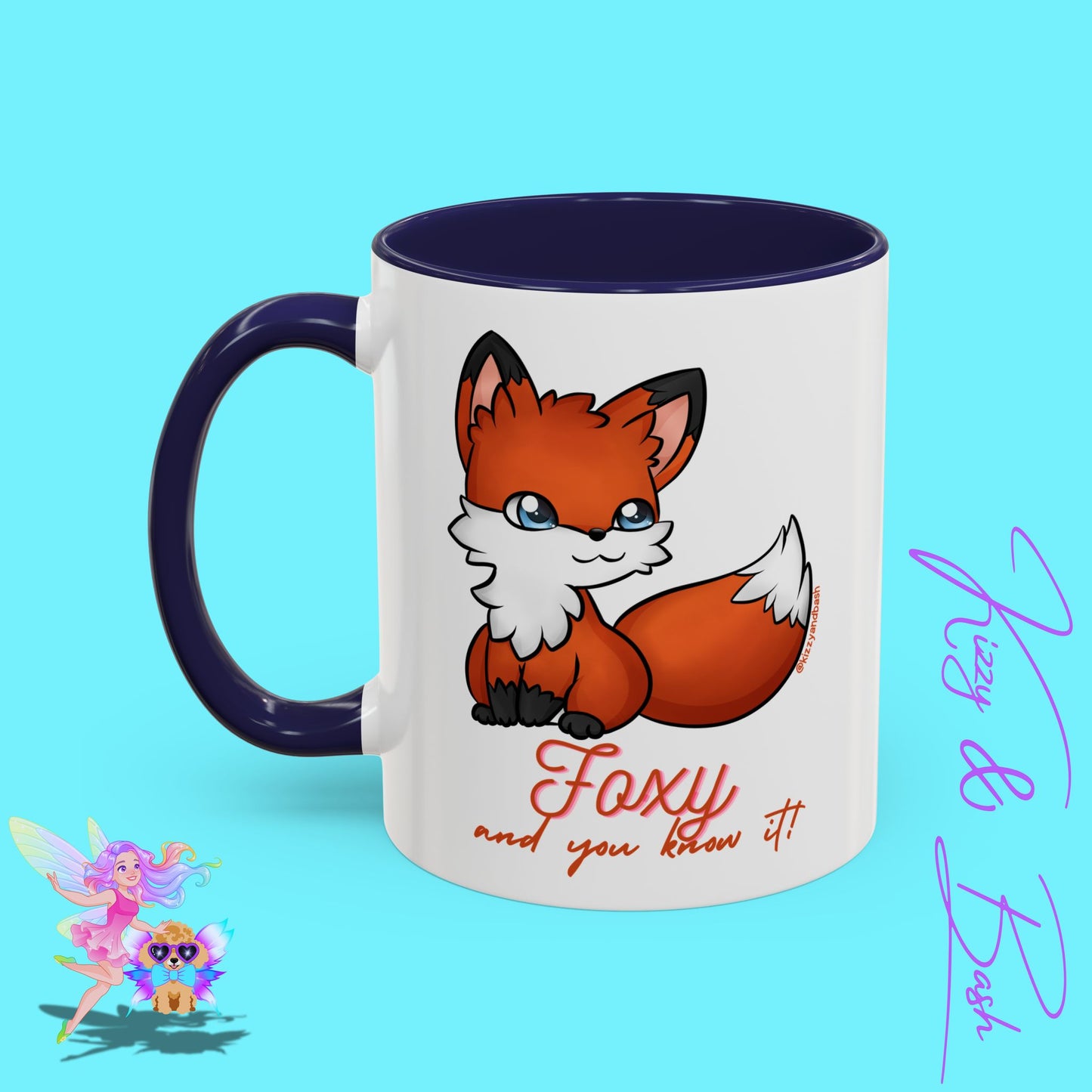 Red Fox Mug for Her Funny Woodland Animal Gift Idea Cute Fox Coffee Mug Perfect Gift for Fox Lovers Foxy and You Know It Accent Coffee Mug - 11, 15oz