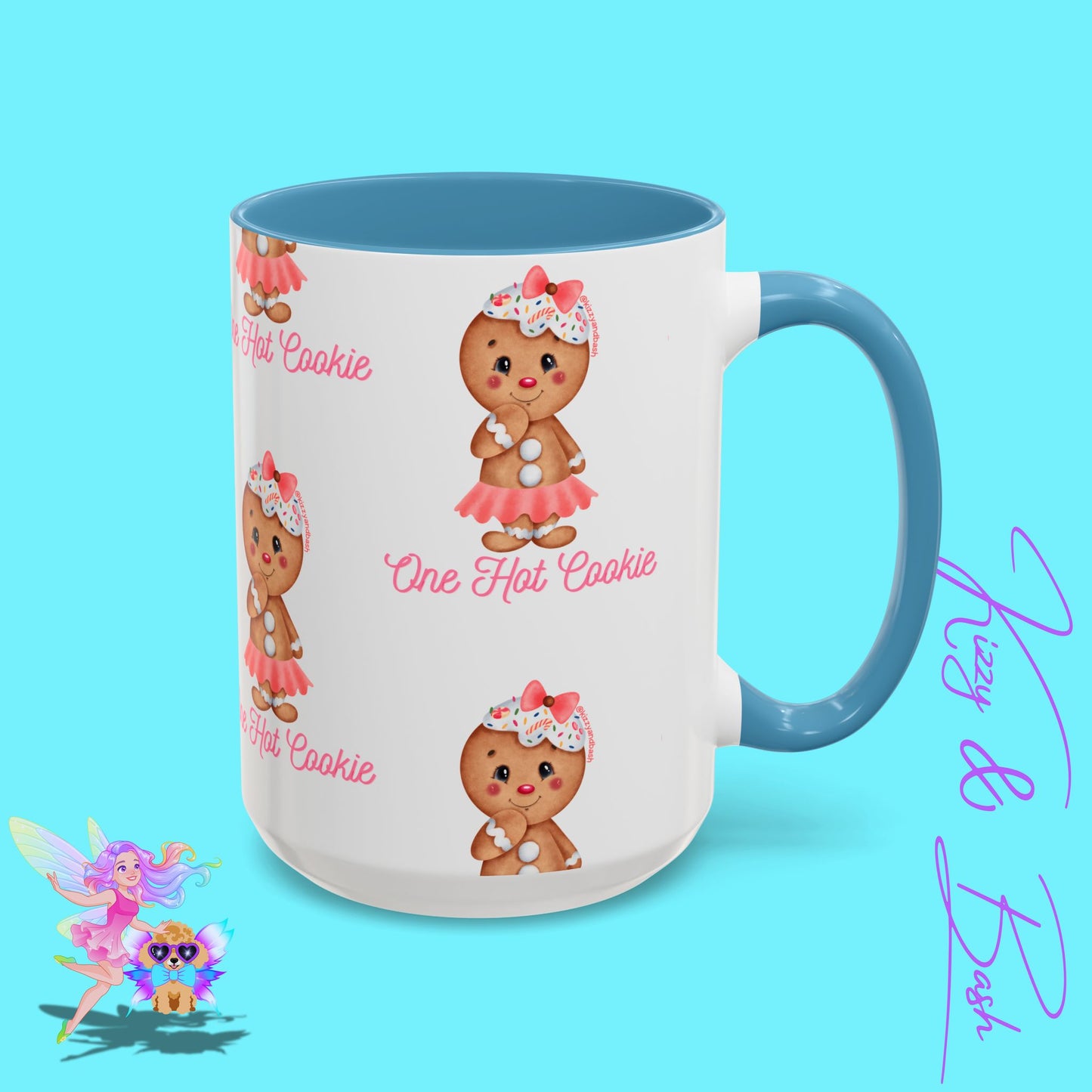 Ultimate Gingerbread Mug Cute Gingerbread Coffee Mug for Her One Hot Cookie Christmas Cookie Mug Gift for Gingerbread Lovers Unique Gift for Bakers Accent Coffee Mug - 11, 15oz