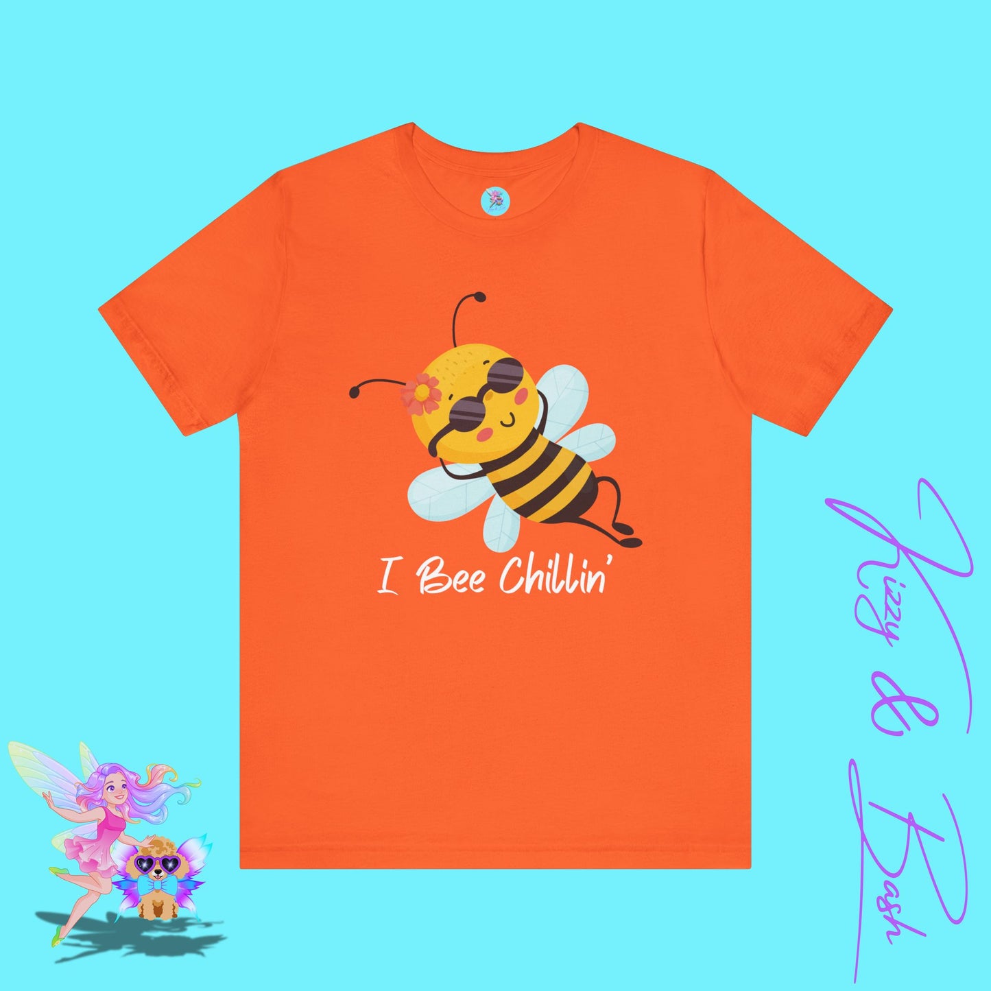 I Bee Chillin’ Shirt Cute Bee T-Shirt Funny Bee Pun Graphic Tee Funny Spring Summer Vibes Tee Bee Pun Summer Tee Gift for Bee Lovers Adult Unisex Jersey Short Sleeve Tee