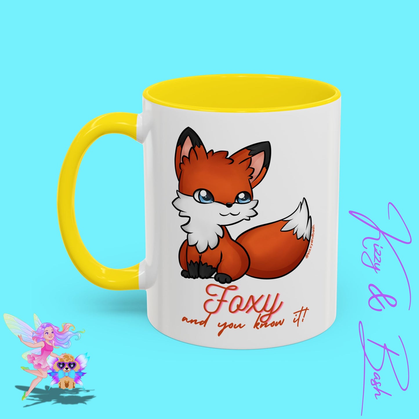 Red Fox Mug for Her Funny Woodland Animal Gift Idea Cute Fox Coffee Mug Perfect Gift for Fox Lovers Foxy and You Know It Accent Coffee Mug - 11, 15oz
