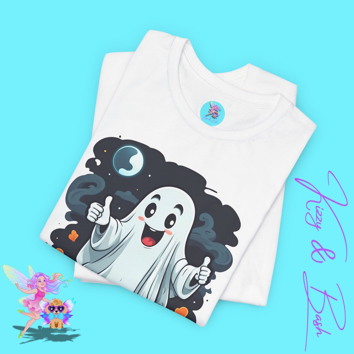 The Ghost is Clear T-Shirt Funny Halloween Ghost Tee Halloween Pun Shirt Unique Halloween Gift Silly Halloween Shirt for Friends & Family Paranormal Ghost Hunter Shirt Adult Unisex Jersey Short Sleeve Tee