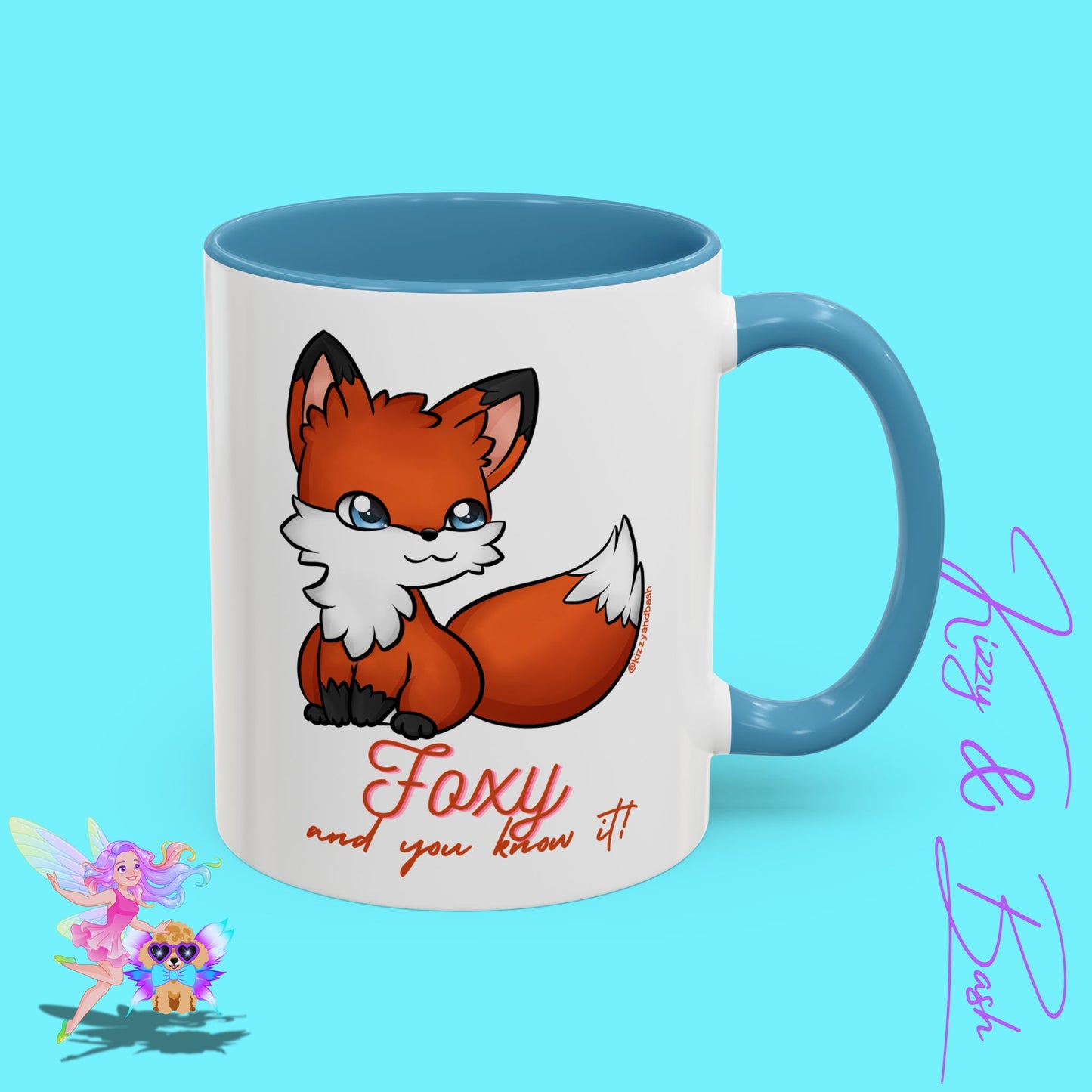 Red Fox Mug for Her Funny Woodland Animal Gift Idea Cute Fox Coffee Mug Perfect Gift for Fox Lovers Foxy and You Know It Accent Coffee Mug - 11, 15oz
