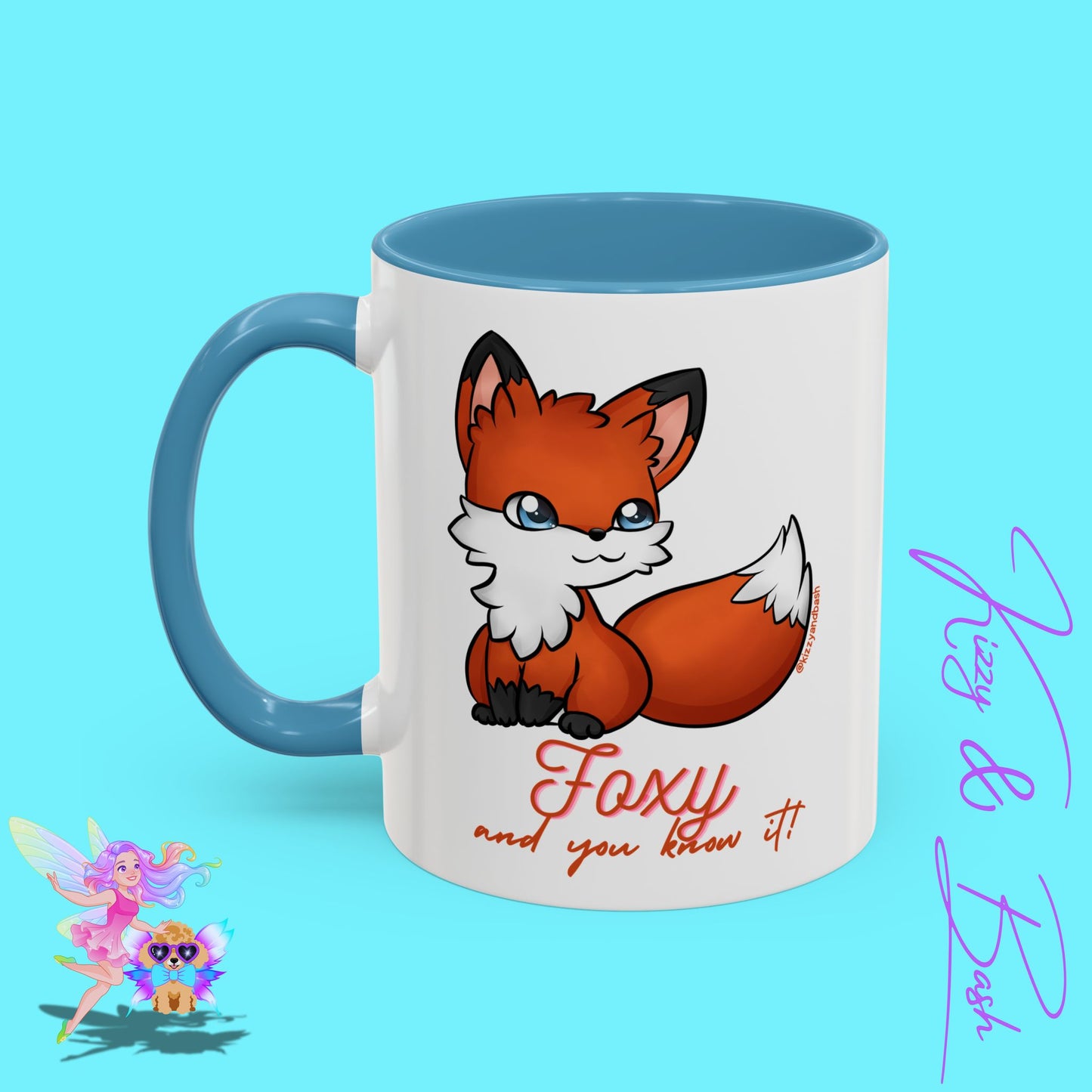 Red Fox Mug for Her Funny Woodland Animal Gift Idea Cute Fox Coffee Mug Perfect Gift for Fox Lovers Foxy and You Know It Accent Coffee Mug - 11, 15oz