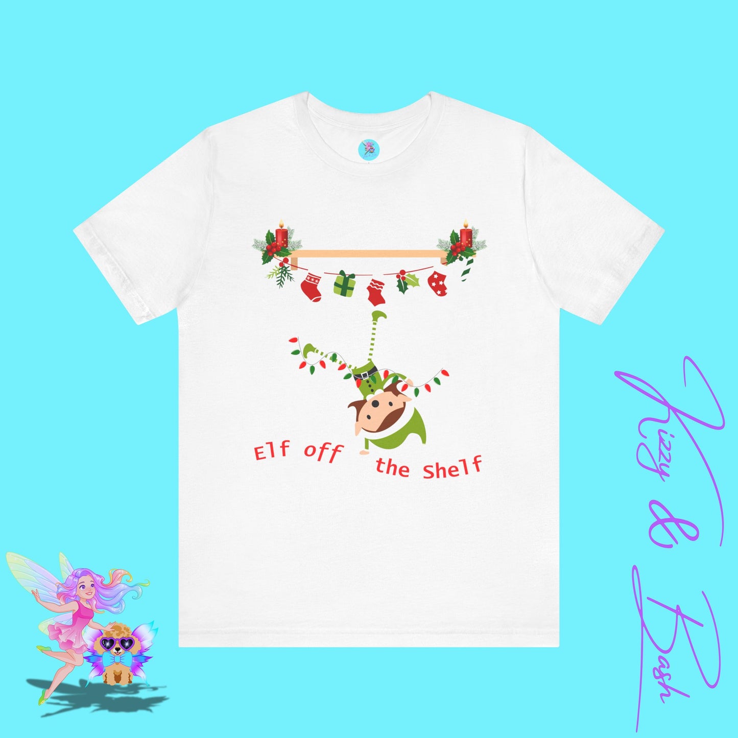 Elf Off the Shelf Christmas Shirt Funny Holiday Gift for Friends or Family Gift for Christmas Elf Fans Adult Unisex Jersey Short Sleeve Tee