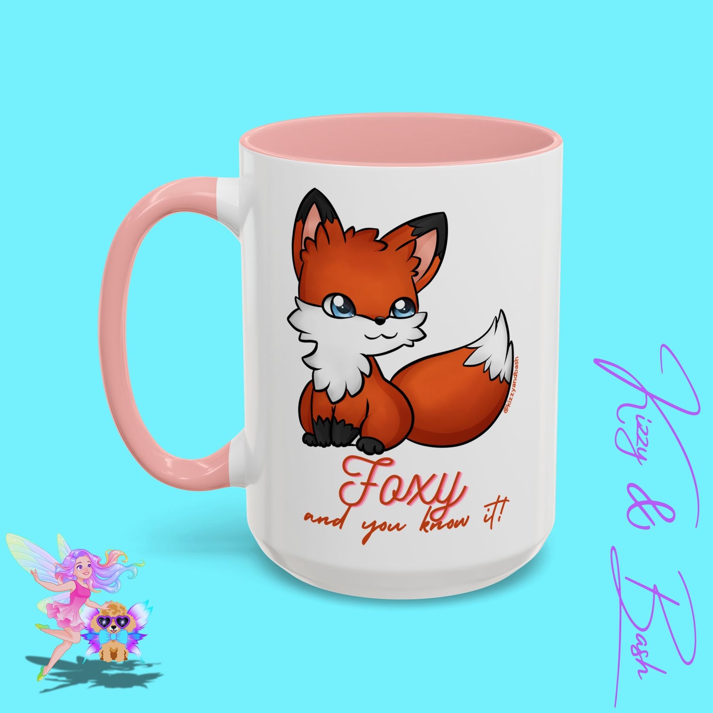 Red Fox Mug for Her Funny Woodland Animal Gift Idea Cute Fox Coffee Mug Perfect Gift for Fox Lovers Foxy and You Know It Accent Coffee Mug - 11, 15oz