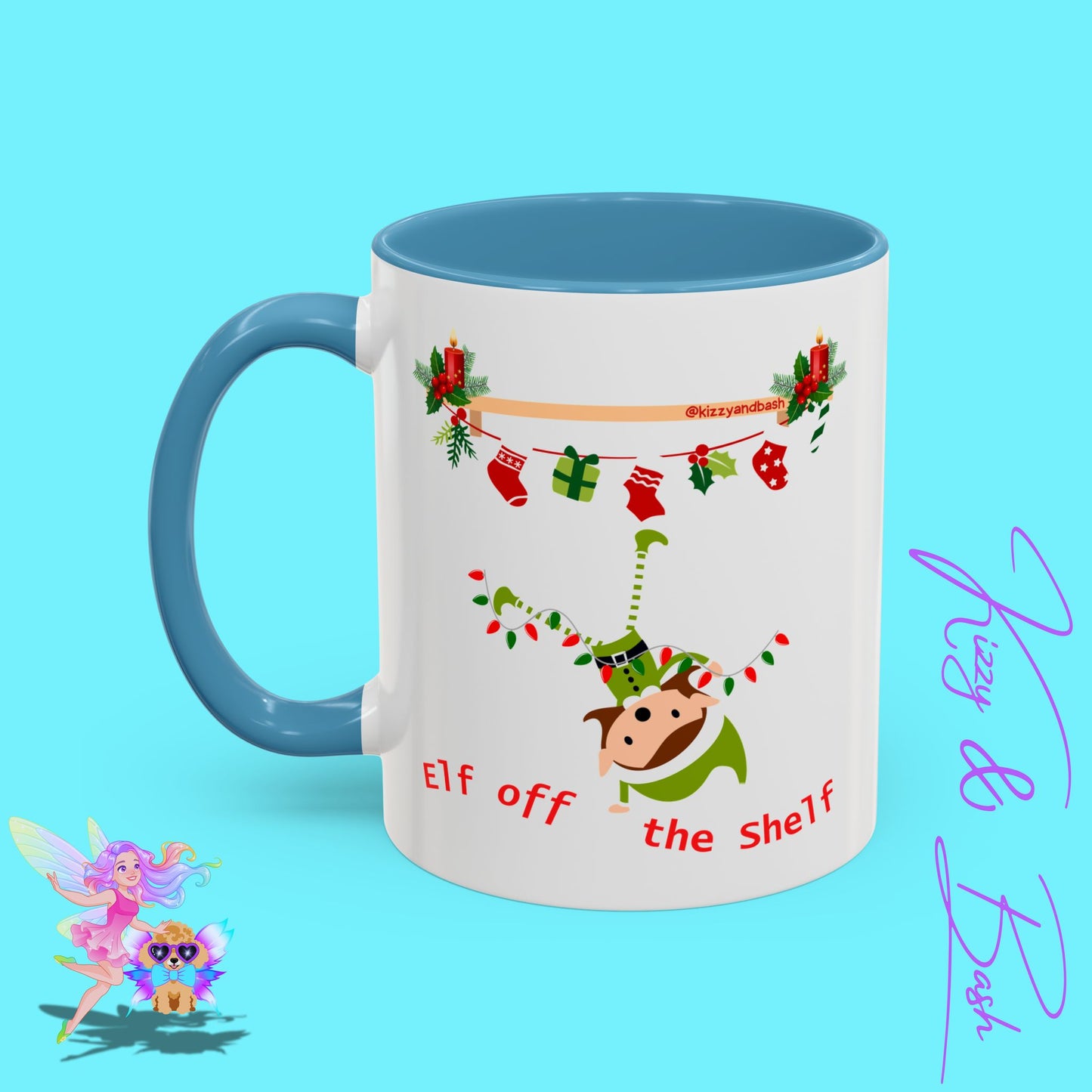 Unique Christmas Mug for Elf Lovers One of a Kind Christmas Coffee Mug Hilarious Christmas Coffee Mug Unique Christmas Gift for Friends and Family Cute Christmas Gift for Teachers Elf off the Shelf Accent Coffee Mug - 11, 15oz