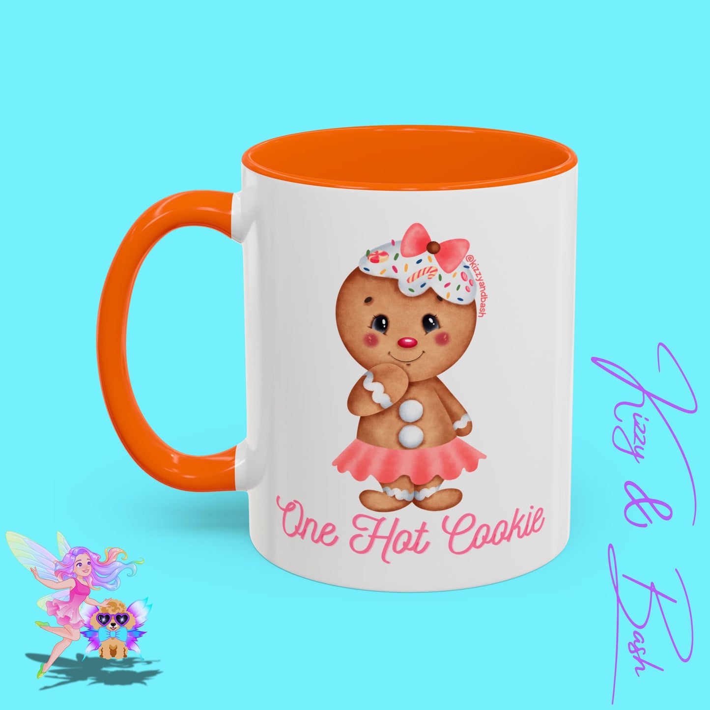 Ultimate Gingerbread Mug Cute Gingerbread Coffee Mug for Her One Hot Cookie Christmas Cookie Mug Gift for Gingerbread Lovers Unique Gift for Bakers Accent Coffee Mug - 11, 15oz