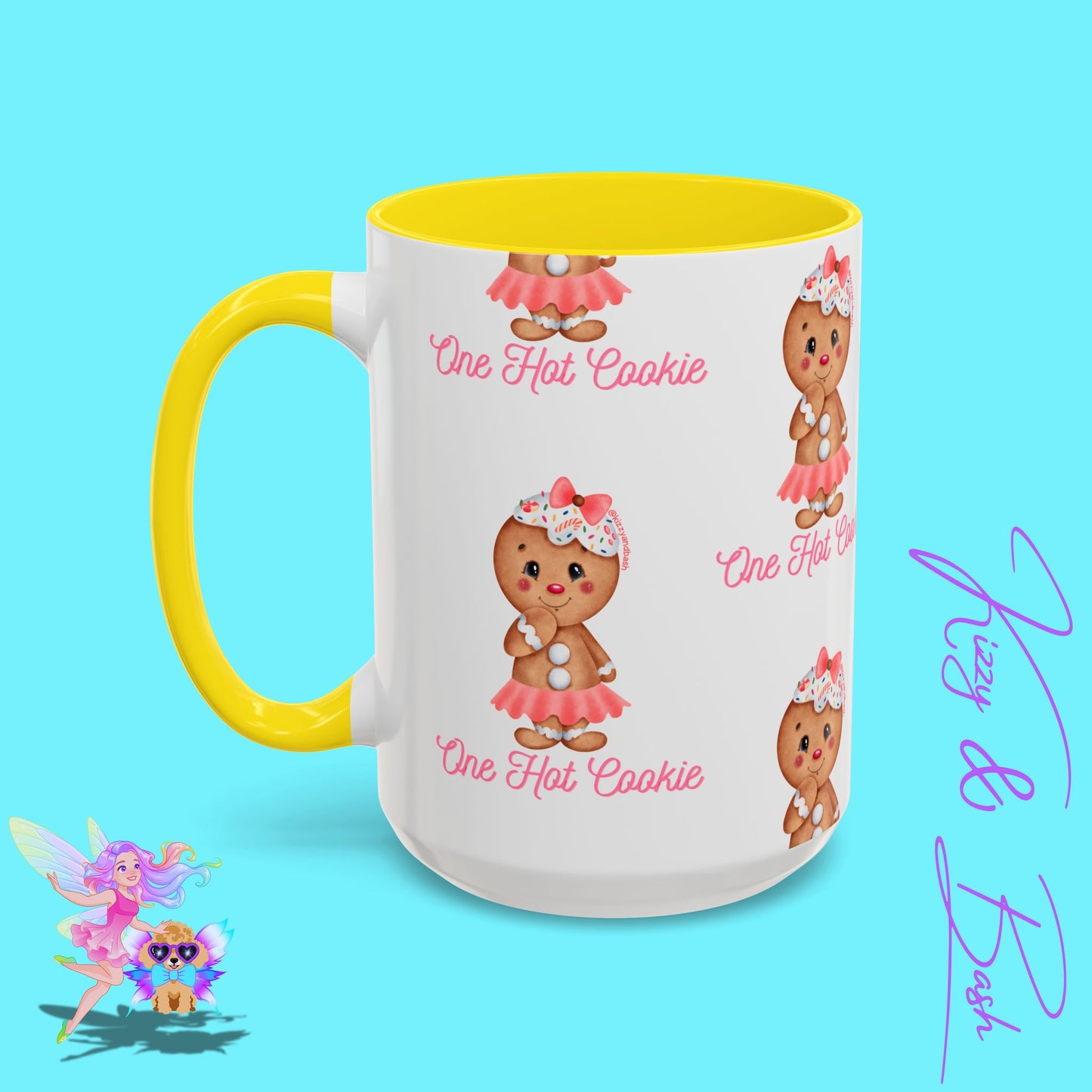 Ultimate Gingerbread Mug Cute Gingerbread Coffee Mug for Her One Hot Cookie Christmas Cookie Mug Gift for Gingerbread Lovers Unique Gift for Bakers Accent Coffee Mug - 11, 15oz