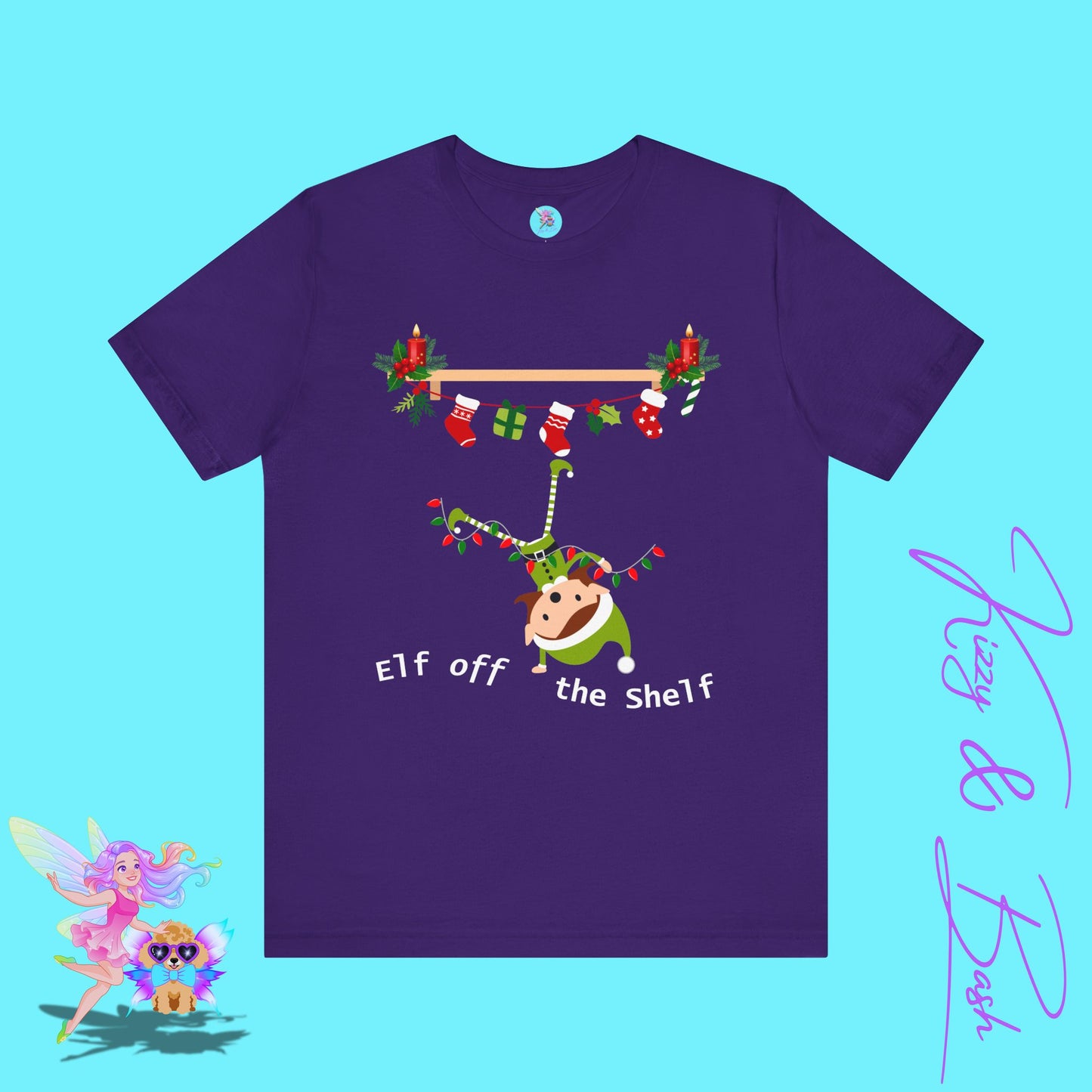 Elf Off the Shelf Christmas Shirt Funny Holiday Gift for Friends or Family Gift for Christmas Elf Fans Adult Unisex Jersey Short Sleeve Tee