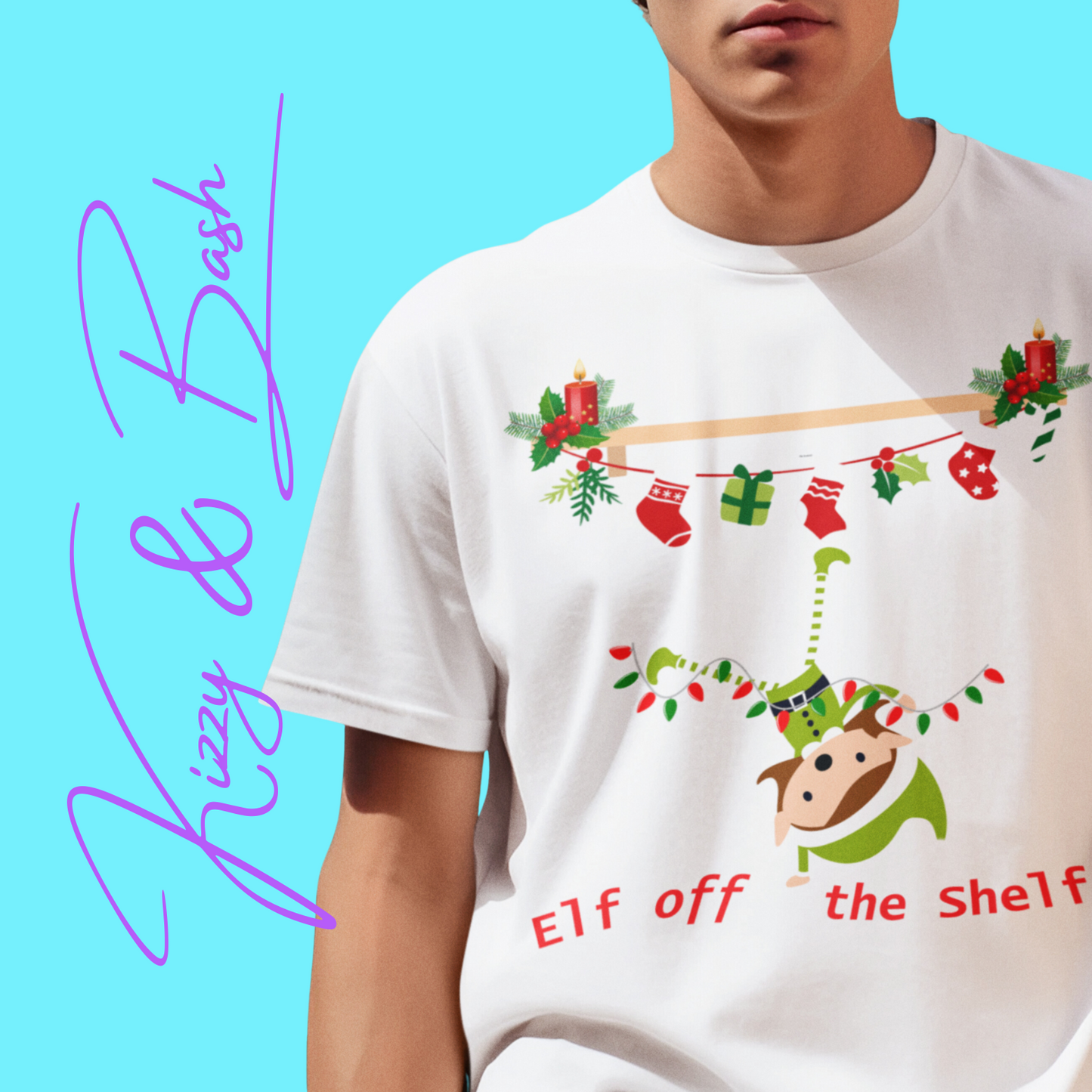 Elf Off the Shelf Christmas Shirt Funny Holiday Gift for Friends or Family Gift for Christmas Elf Fans Adult Unisex Jersey Short Sleeve Tee