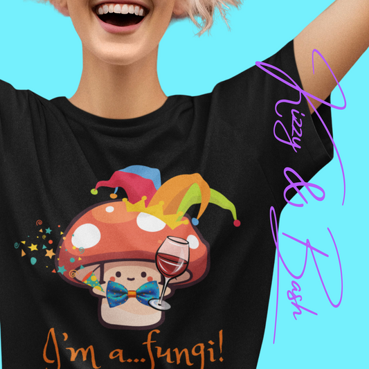 Funny Mushroom Shirt Fungi Pun Gift Mushroom Party T-Shirt Naturecore Tee for Plant & Wine Fans Life of the Party Gift Adult Unisex Jersey Short Sleeve Tee