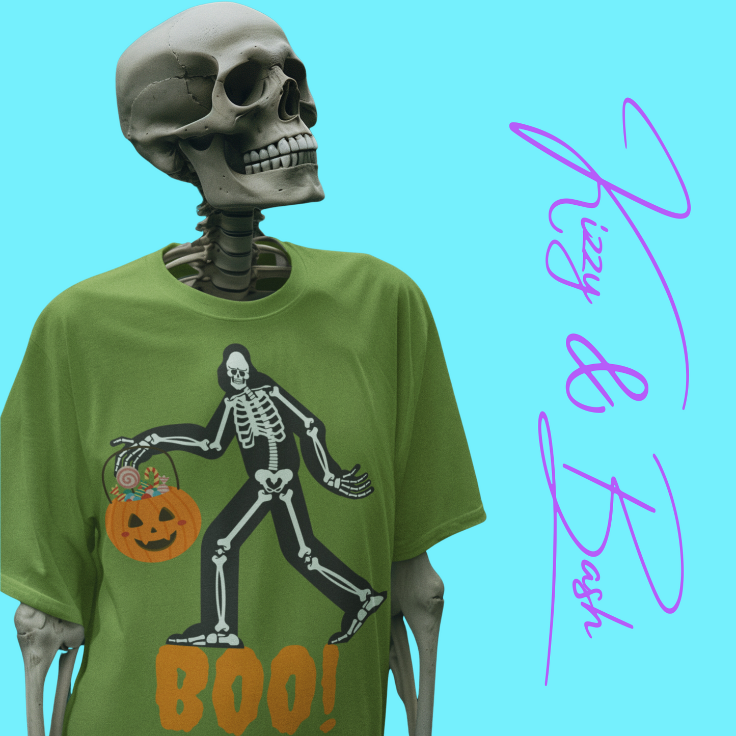 Halloween Bigfoot Trick-or-Treat Shirt for Adults Funny Cryptid T-Shirt Halloween Sasquatch Gift Idea Cryptidcore Tee for Him or Her Paranormal Enthusiast T-Shirt Bigfoot Skeleton Shirt Unique Cryptid Shirt Unisex Heavy Cotton Tee