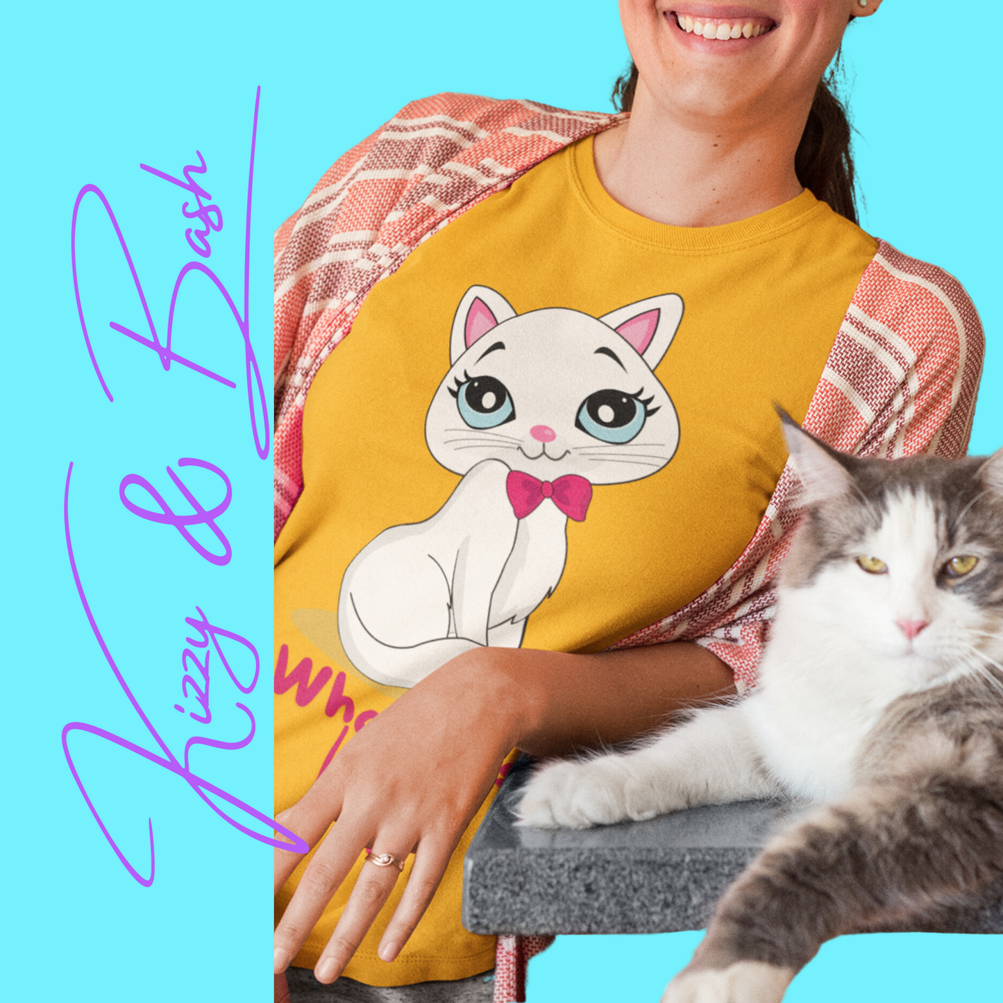 Who Loves Kitty T-Shirt for Her Fun and Flirty Feline Tee Cute Gift for Cat Lovers Unique Cat Mom Gift Funny Animal Shirt Perfect Crazy Cat Lady Shirt Unisex Heavy Cotton Tee