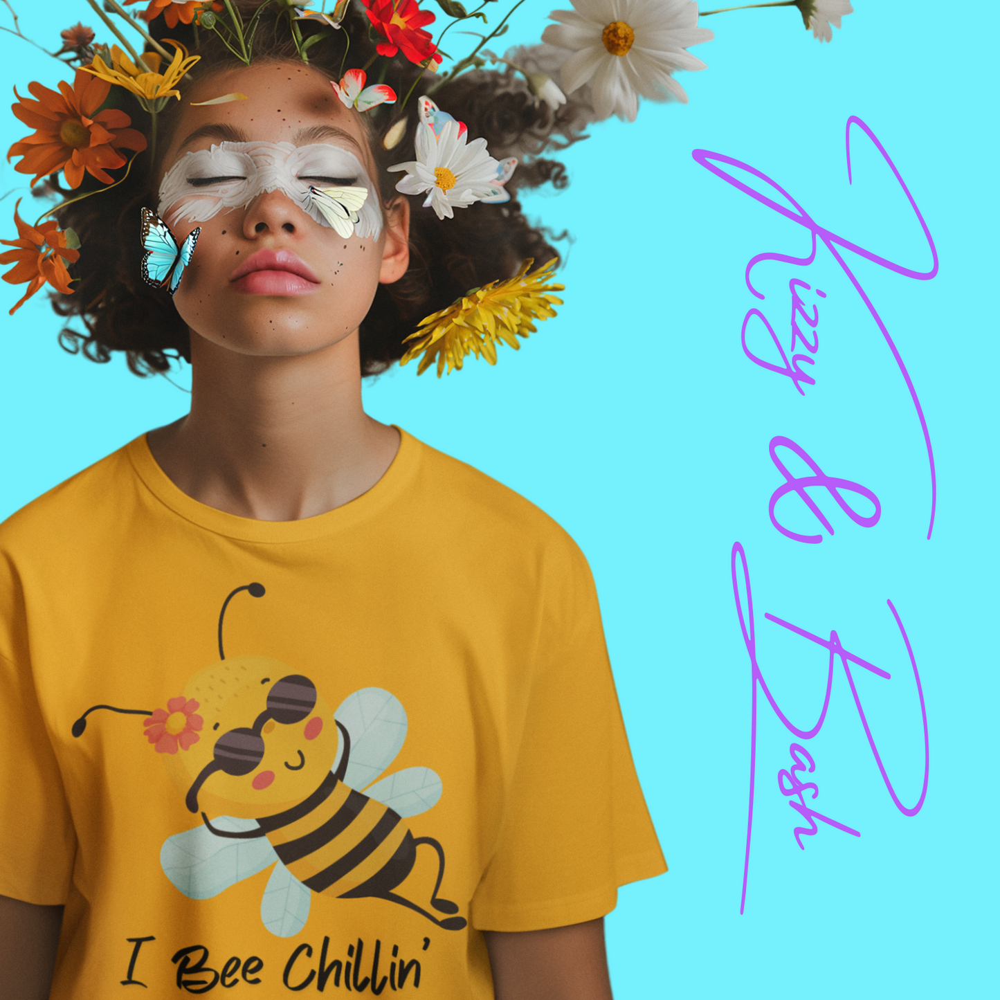 Honey Bee T-Shirt for Adults I Bee Chillin' Tee Perfect Vacation Tee for Friends and Family Cute Animal Shirt for Him or Her Lazy Bee Shirt Gift for Bee Keepers Unisex Heavy Cotton Tee