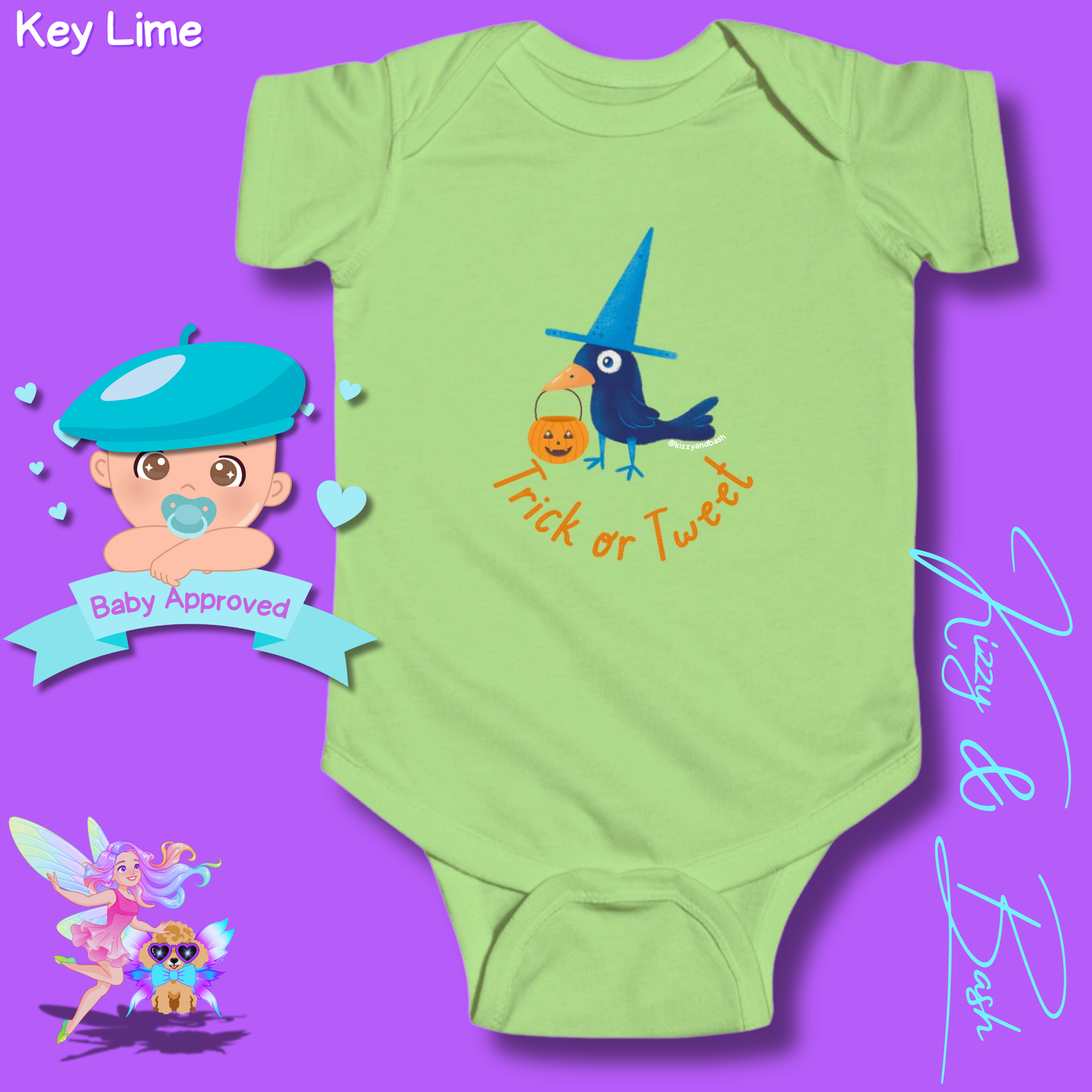 Cute Raven Onesie Black Bird Funny Halloween Outfit for Baby Halloween Onesie Bird Lovers Unique Baby Shower Gift for Halloween Baby Perfect Gift for Bird Baby Nursery Trick-or-Treat Outfit for Newborn Trick or Tweet Infant Fine Jersey Bodysuit