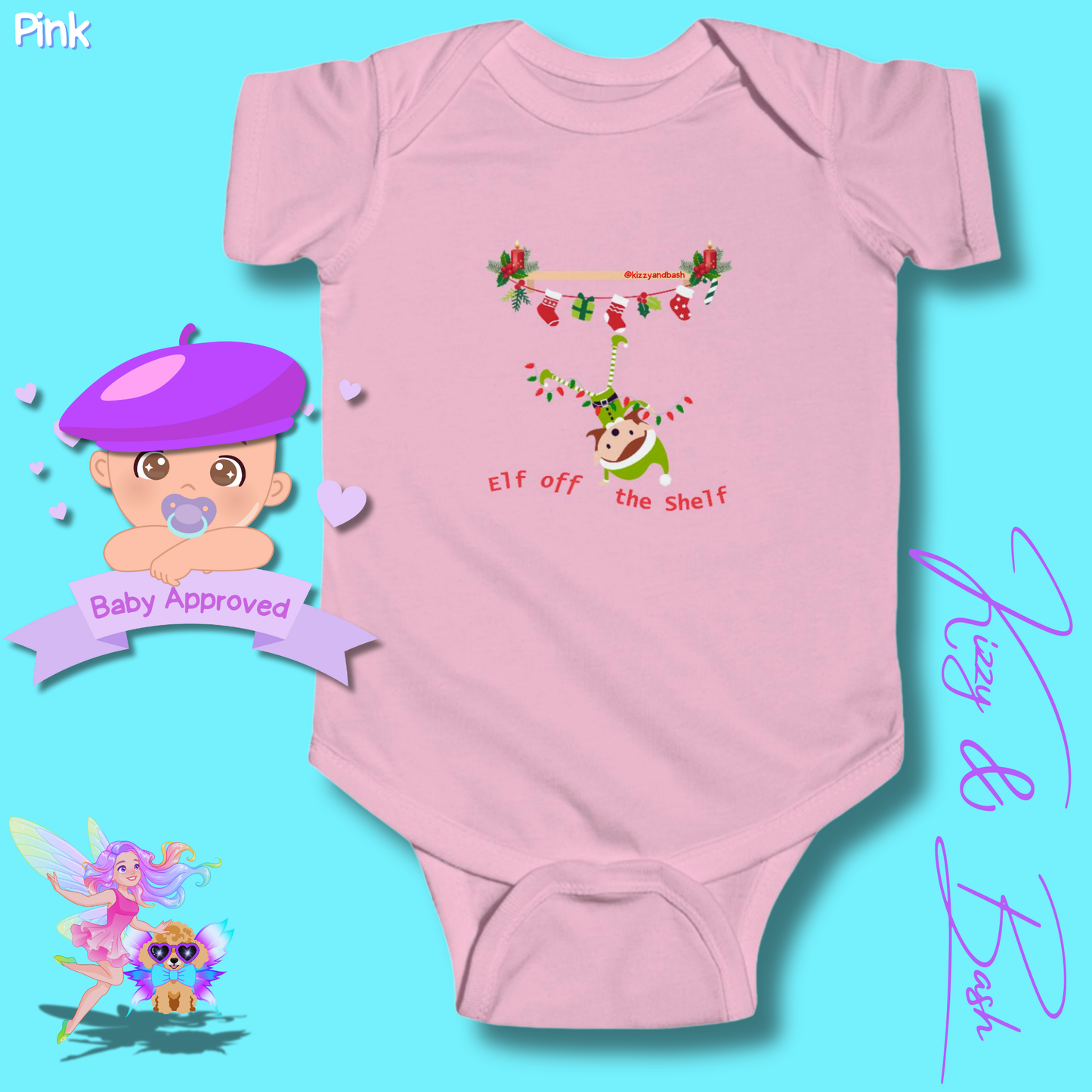 Adorable Christmas Onesie for Baby Unique Christmas Outfit for Newborn Funny Christmas Elf Baby Clothes Funny Christmas Baby Shower Gift Idea Perfect Gift for Christmas Baby Boy or Baby Girl Elf off the Shelf Infant Fine Jersey Bodysuit