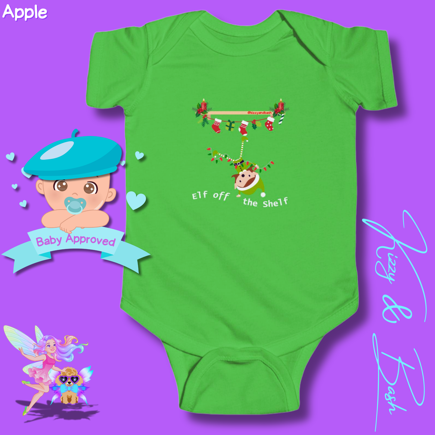 Adorable Christmas Onesie for Baby Unique Christmas Outfit for Newborn Funny Christmas Elf Baby Clothes Funny Christmas Baby Shower Gift Idea Perfect Gift for Christmas Baby Boy or Baby Girl Elf off the Shelf Infant Fine Jersey Bodysuit