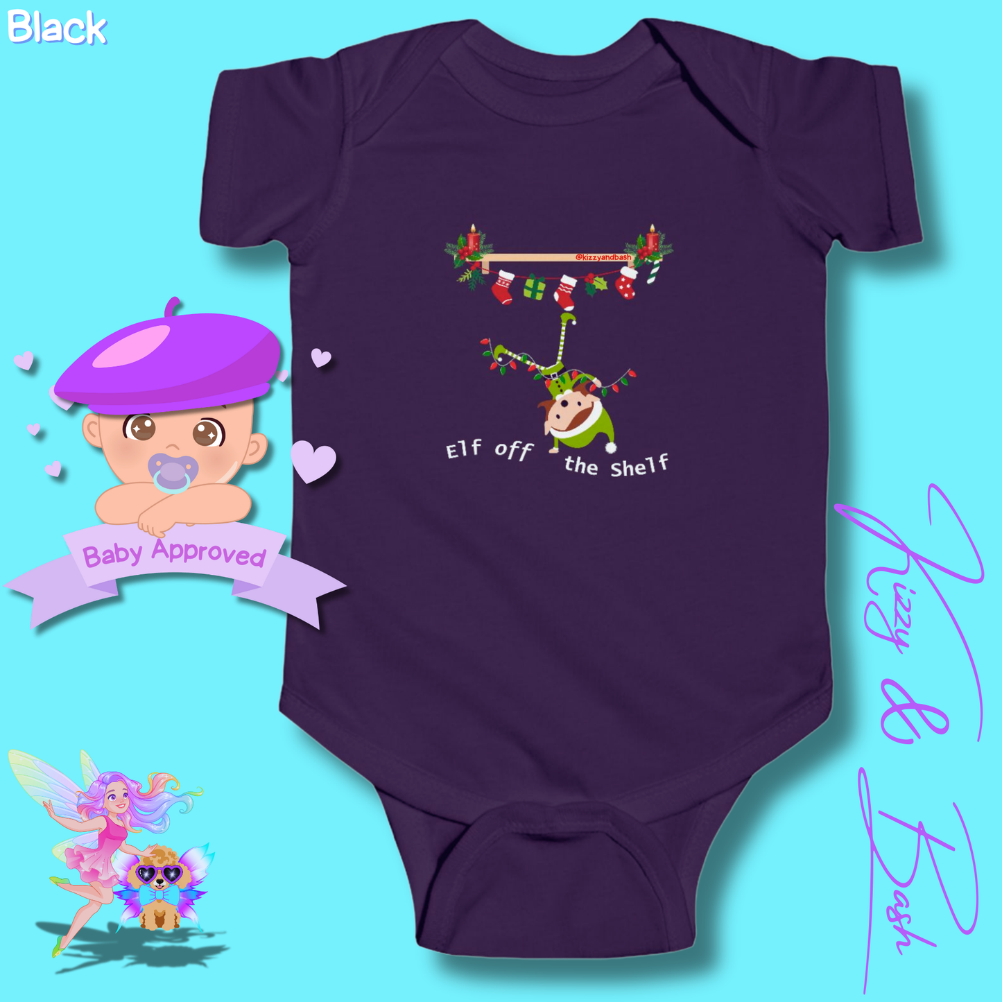 Adorable Christmas Onesie for Baby Unique Christmas Outfit for Newborn Funny Christmas Elf Baby Clothes Funny Christmas Baby Shower Gift Idea Perfect Gift for Christmas Baby Boy or Baby Girl Elf off the Shelf Infant Fine Jersey Bodysuit