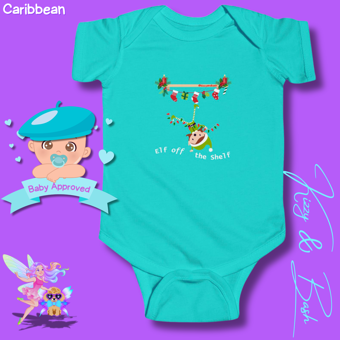 Adorable Christmas Onesie for Baby Unique Christmas Outfit for Newborn Funny Christmas Elf Baby Clothes Funny Christmas Baby Shower Gift Idea Perfect Gift for Christmas Baby Boy or Baby Girl Elf off the Shelf Infant Fine Jersey Bodysuit