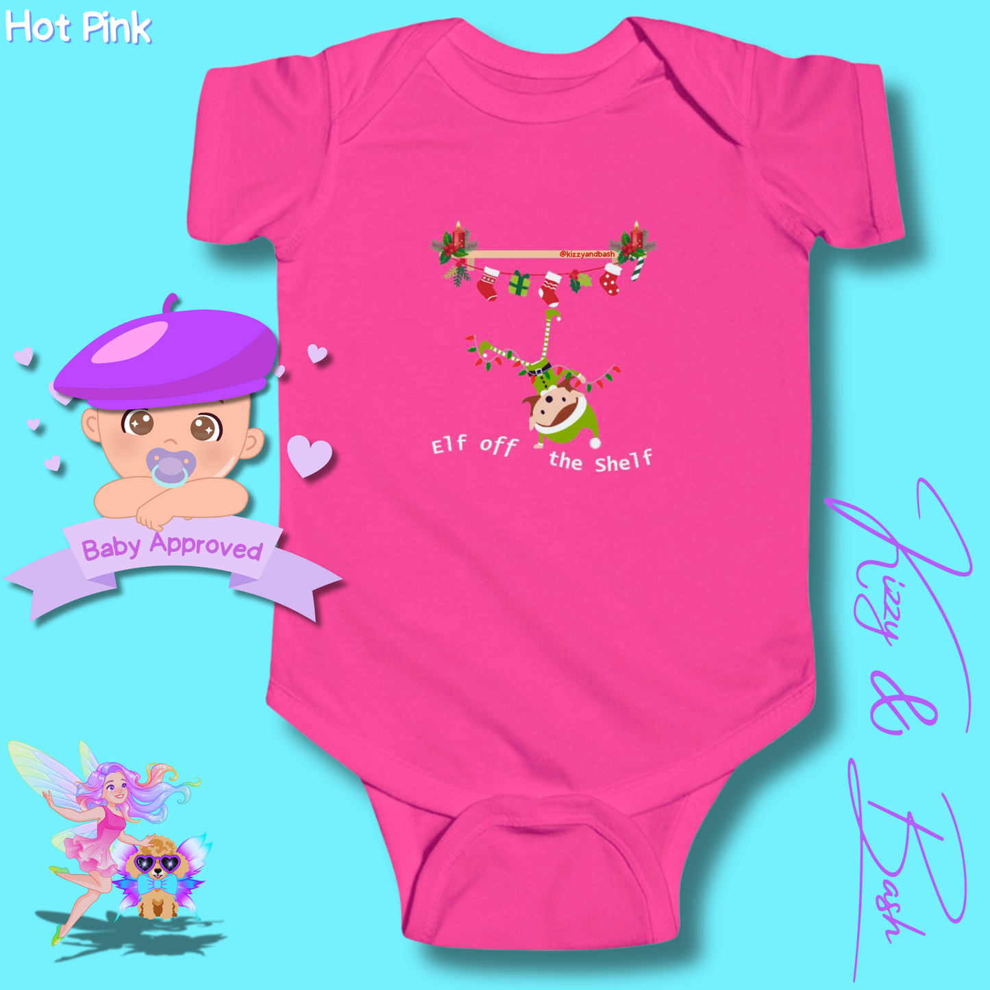 Adorable Christmas Onesie for Baby Unique Christmas Outfit for Newborn Funny Christmas Elf Baby Clothes Funny Christmas Baby Shower Gift Idea Perfect Gift for Christmas Baby Boy or Baby Girl Elf off the Shelf Infant Fine Jersey Bodysuit