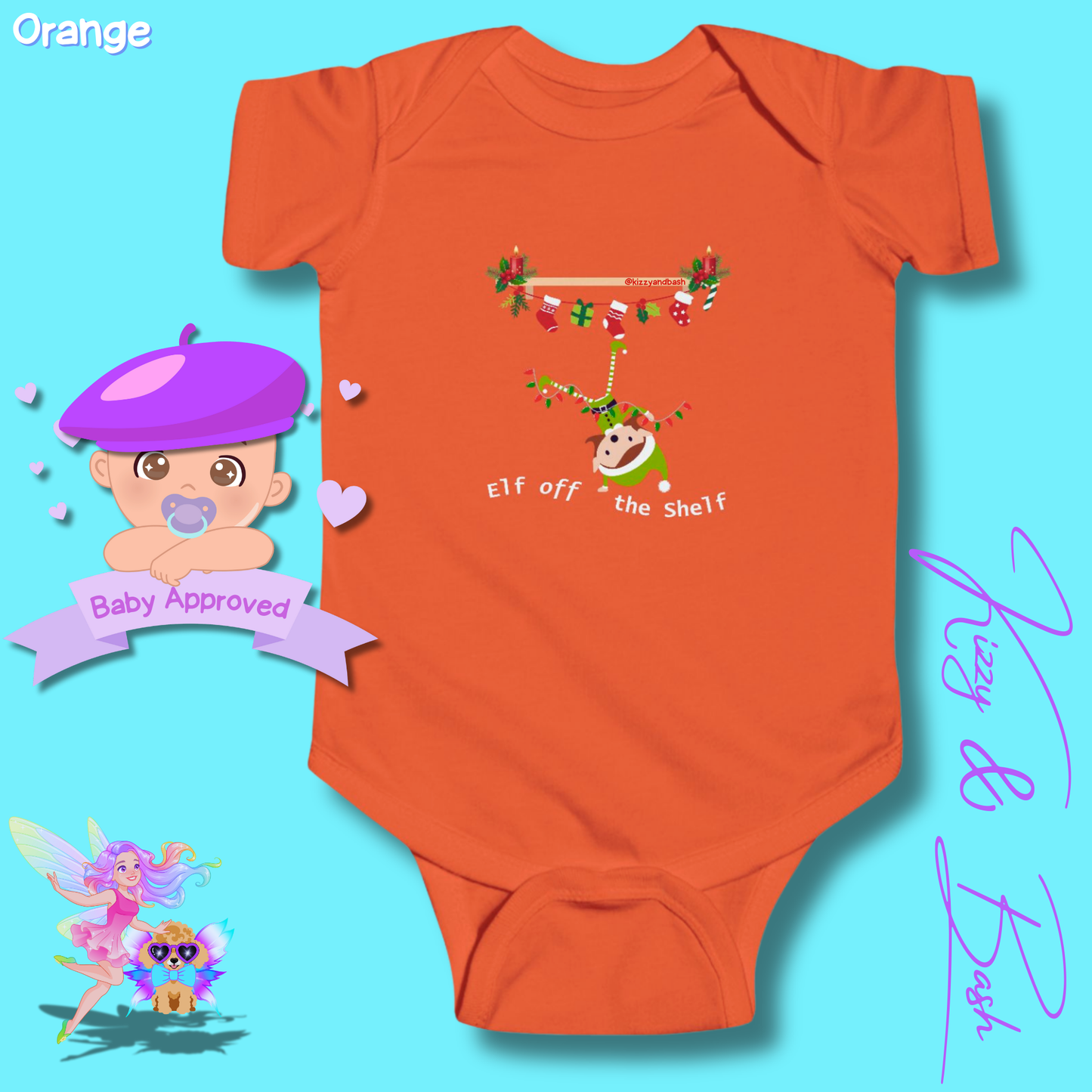 Adorable Christmas Onesie for Baby Unique Christmas Outfit for Newborn Funny Christmas Elf Baby Clothes Funny Christmas Baby Shower Gift Idea Perfect Gift for Christmas Baby Boy or Baby Girl Elf off the Shelf Infant Fine Jersey Bodysuit