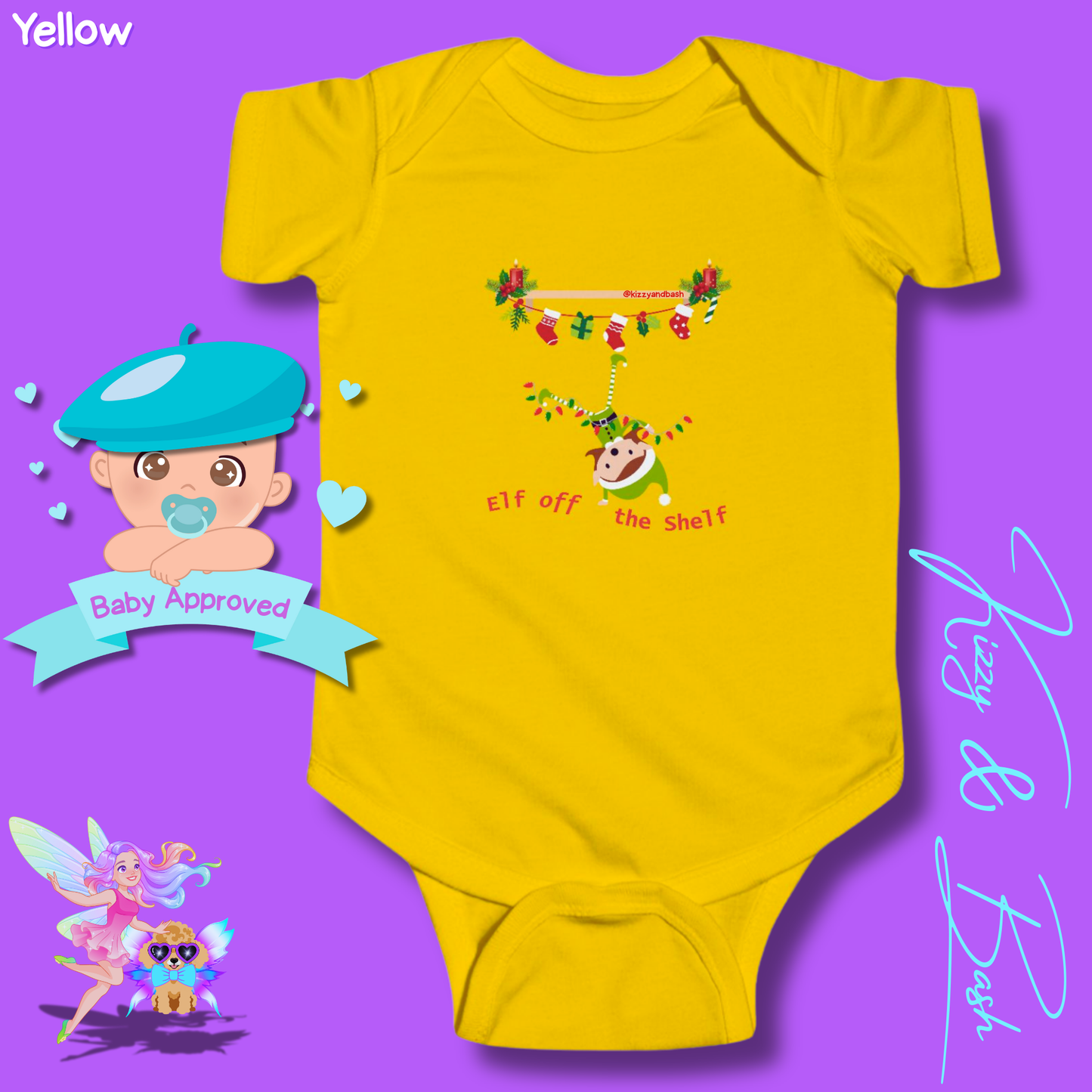 Adorable Christmas Onesie for Baby Unique Christmas Outfit for Newborn Funny Christmas Elf Baby Clothes Funny Christmas Baby Shower Gift Idea Perfect Gift for Christmas Baby Boy or Baby Girl Elf off the Shelf Infant Fine Jersey Bodysuit