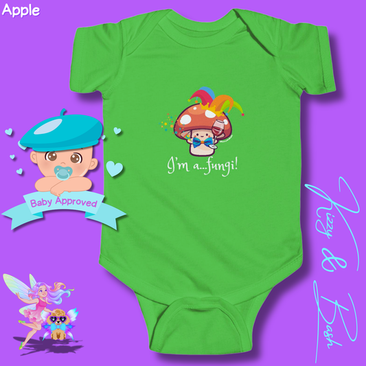 Cute Mushroom Onesie for Infant Funny Mushroom Outfit for Newborn Nature Baby Nursery Forestcore for Baby Nature Lover Baby Clothes I'm a Fungi Infant Fine Jersey Bodysuit