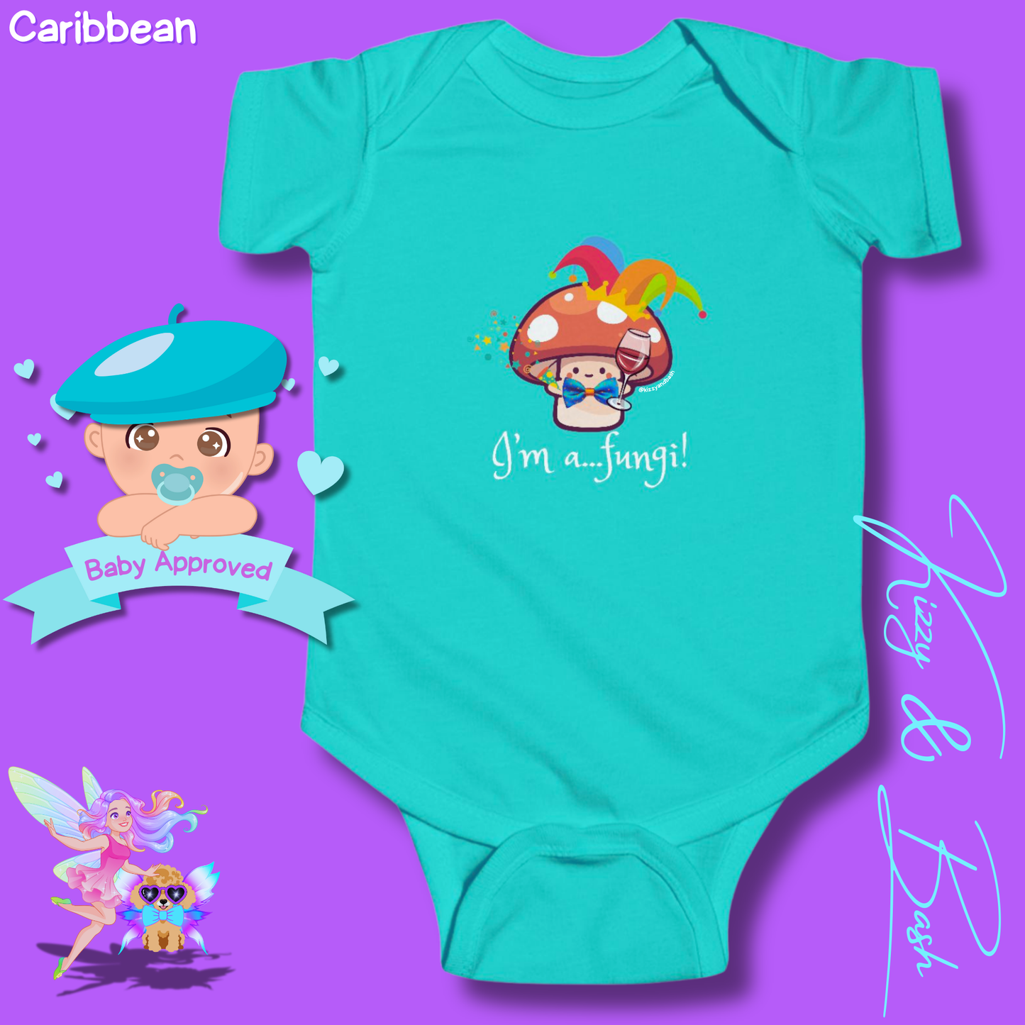 Cute Mushroom Onesie for Infant Funny Mushroom Outfit for Newborn Nature Baby Nursery Forestcore for Baby Nature Lover Baby Clothes I'm a Fungi Infant Fine Jersey Bodysuit