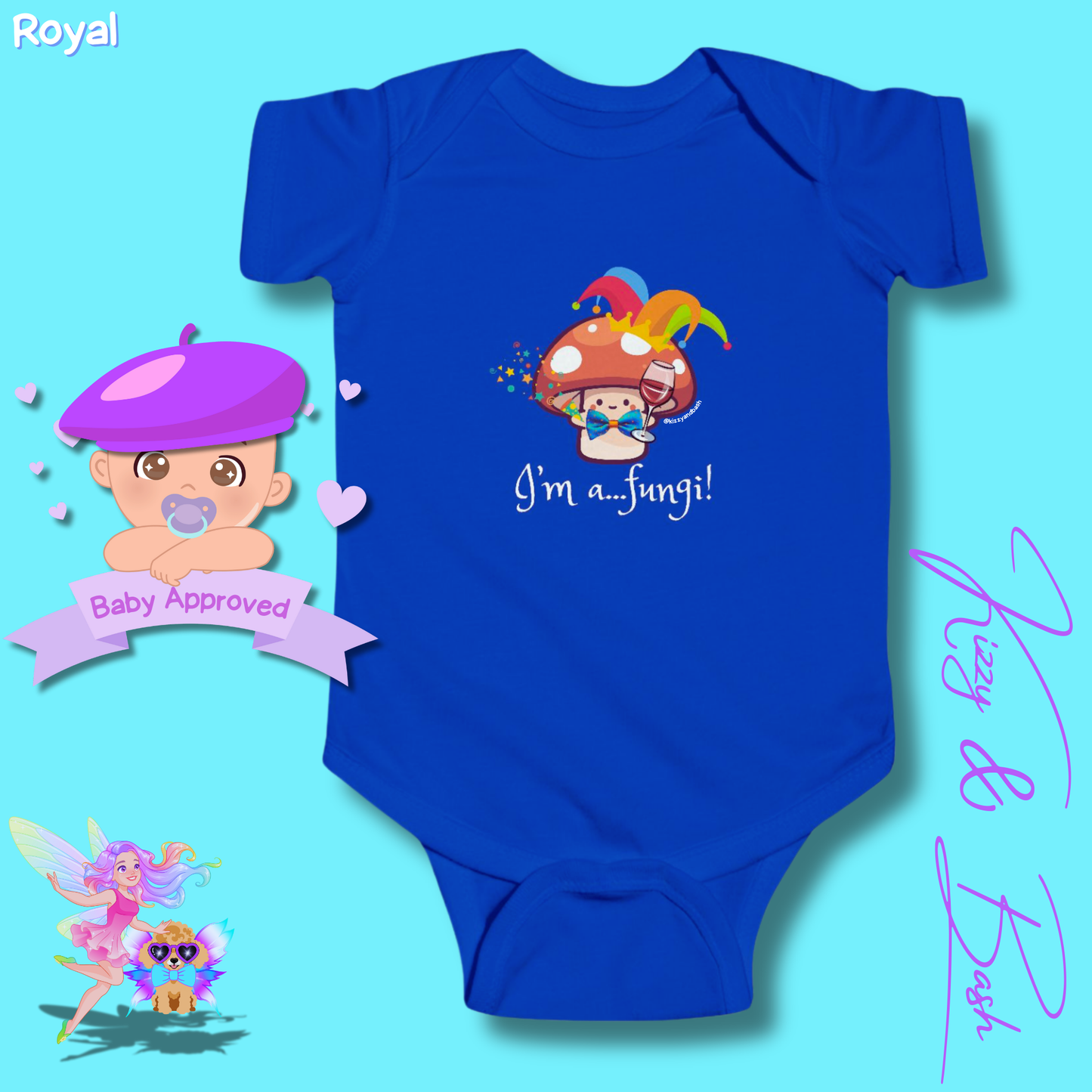Cute Mushroom Onesie for Infant Funny Mushroom Outfit for Newborn Nature Baby Nursery Forestcore for Baby Nature Lover Baby Clothes I'm a Fungi Infant Fine Jersey Bodysuit