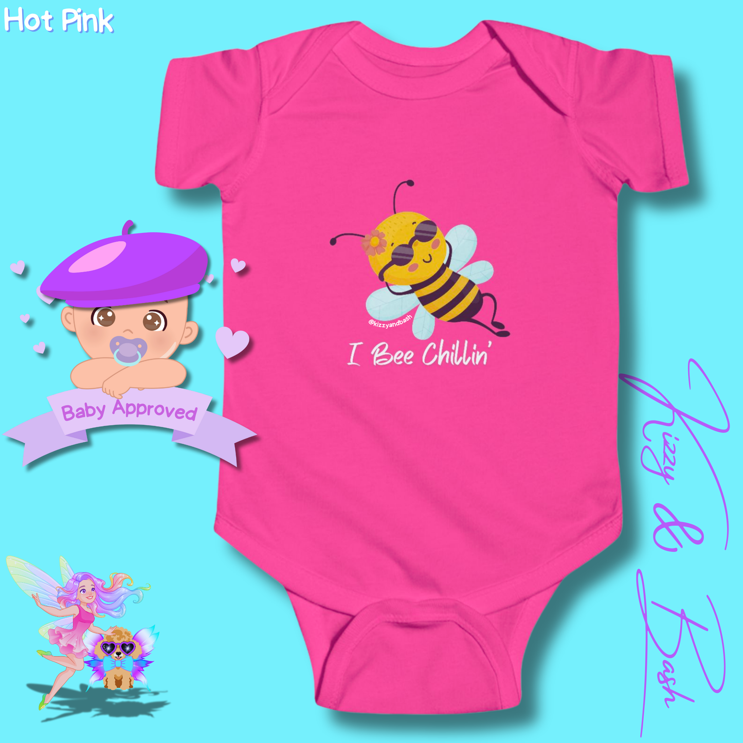 Honey Bee - I Bee Chillin' - Spring - Pollinators - Infant Fine Jersey Bodysuit