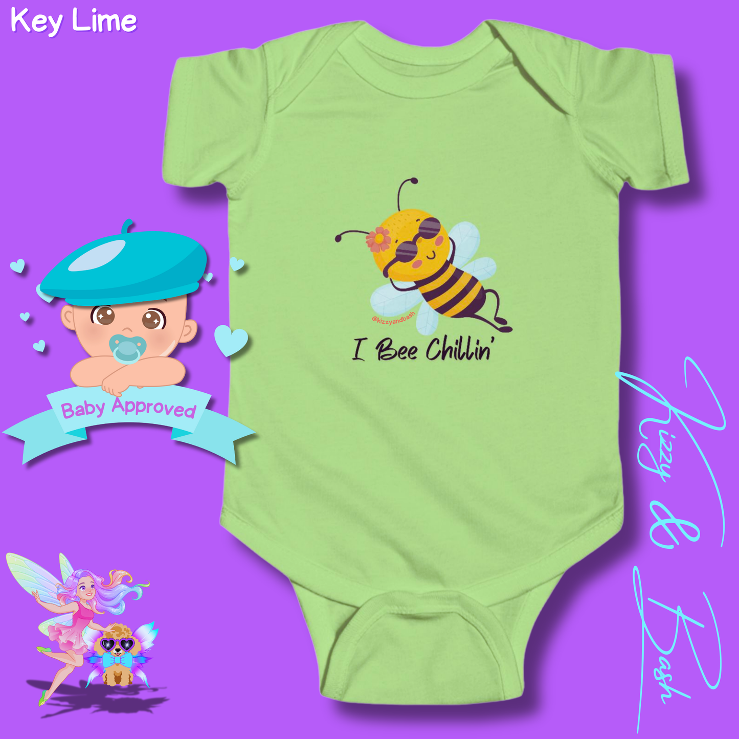 Honey Bee - I Bee Chillin' - Spring - Pollinators - Infant Fine Jersey Bodysuit