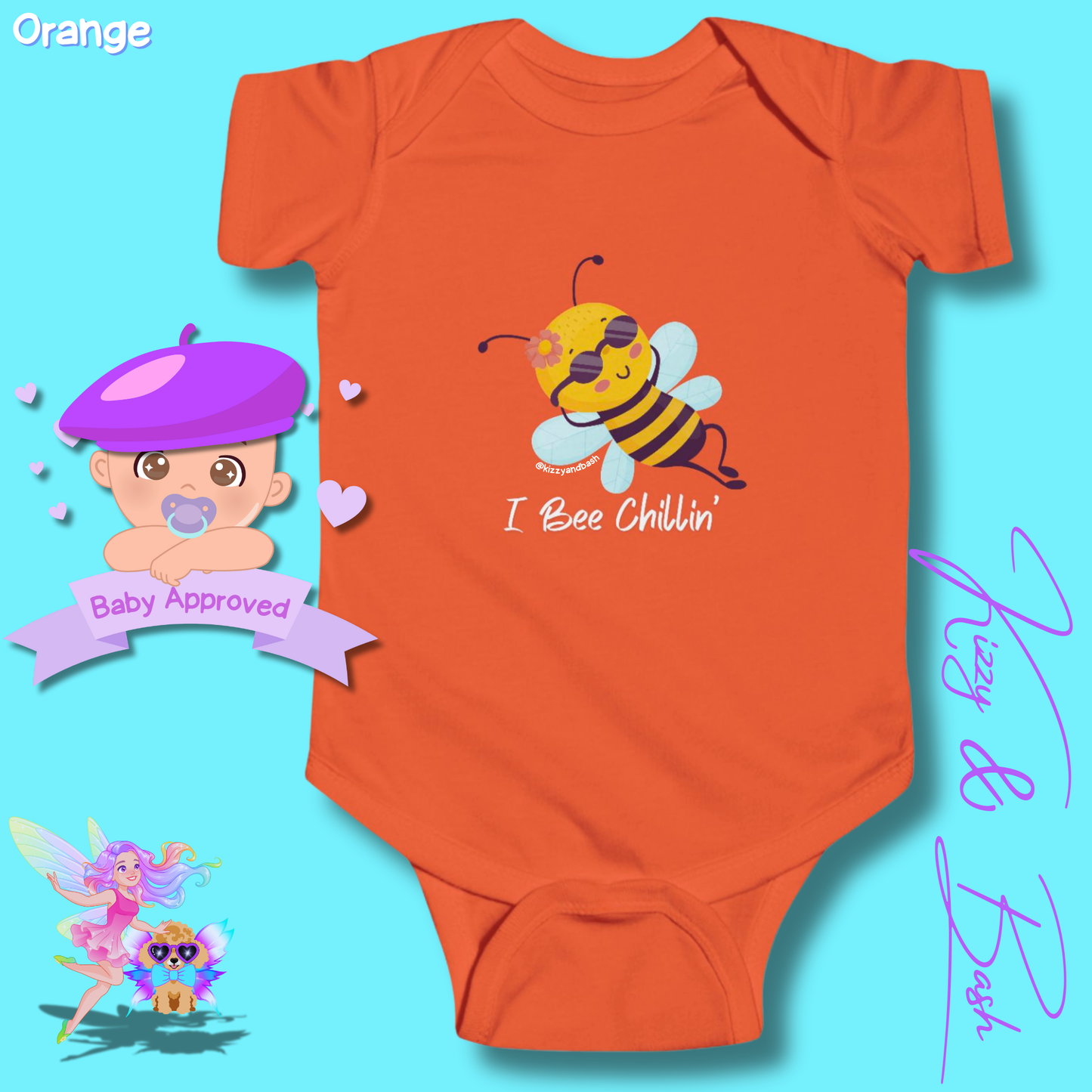 Honey Bee - I Bee Chillin' - Spring - Pollinators - Infant Fine Jersey Bodysuit