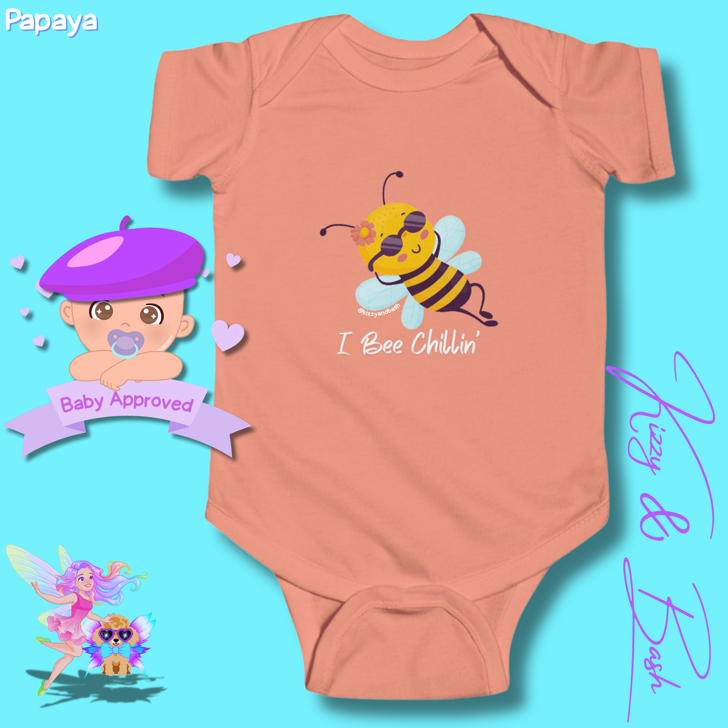 Honey Bee - I Bee Chillin' - Spring - Pollinators - Infant Fine Jersey Bodysuit