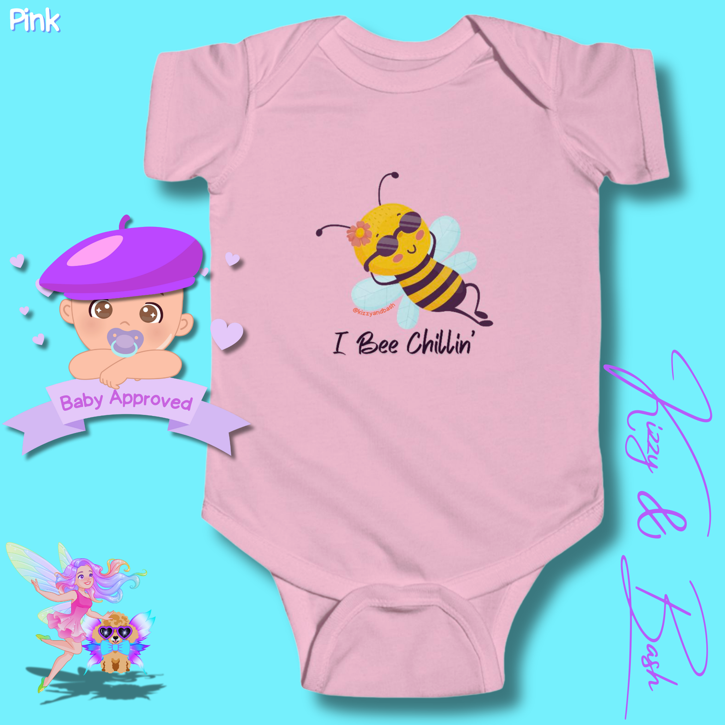 Honey Bee - I Bee Chillin' - Spring - Pollinators - Infant Fine Jersey Bodysuit